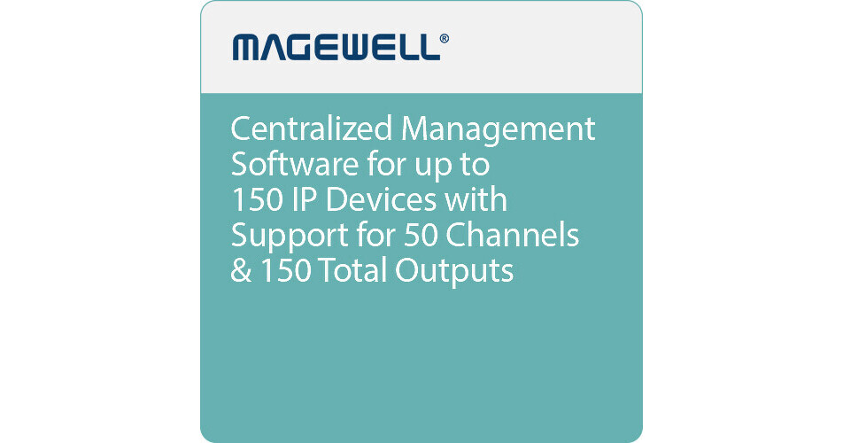 Magewell Control Hub Centralized Management Software 896770003
