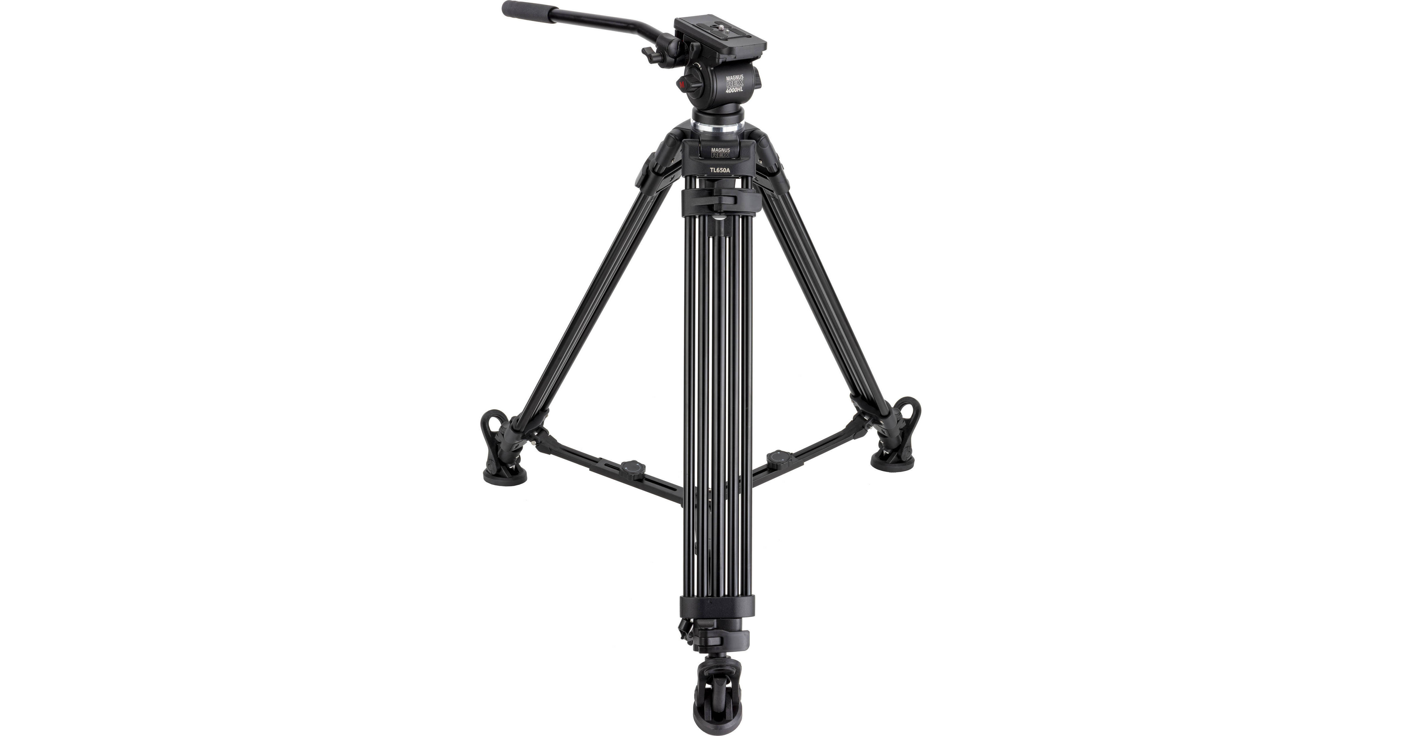 Magnus REX VT-4000-PRO-2 2-Stage Video Tripod VT-4000-PRO-2 B&H
