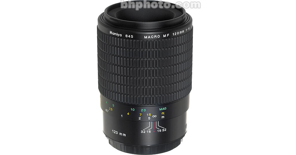 Used Mamiya 120mm f/4 Macro Lens 210-605 B&H Photo Video