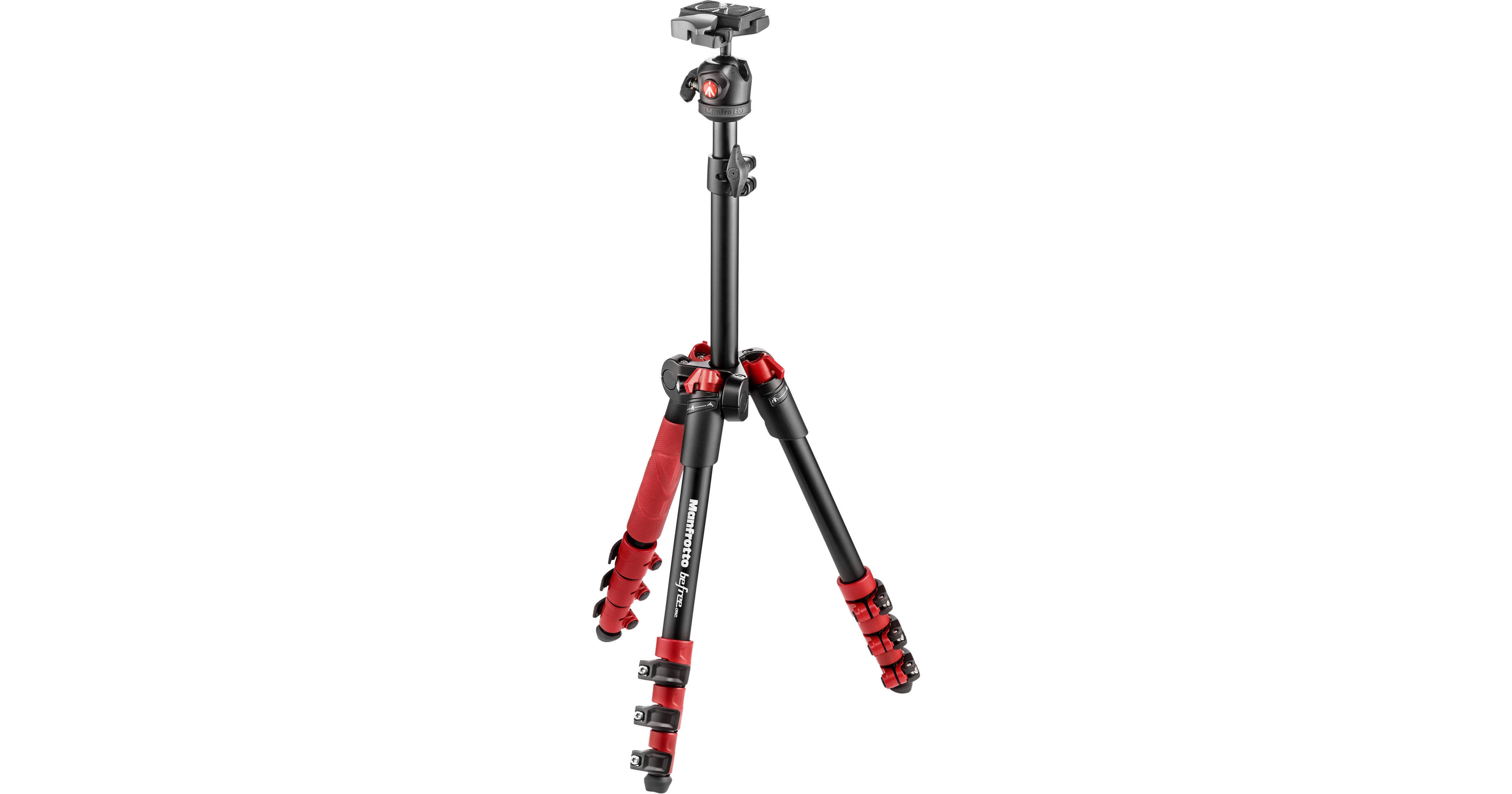 Manfrotto BeFree One Aluminum Tripod (Red) MKBFR1A4R-BHUS B&H
