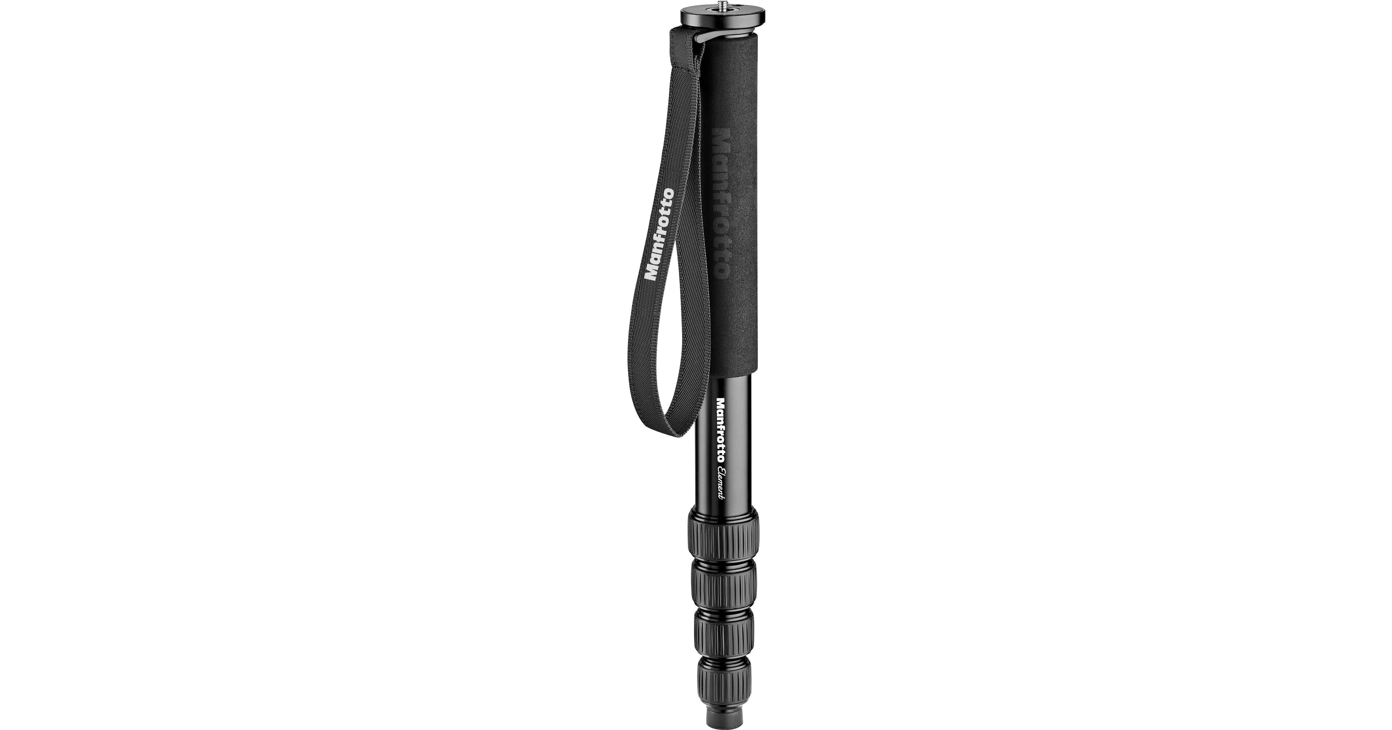 Manfrotto Element Aluminum Monopod (Black) MMELEA5BK B&H Photo