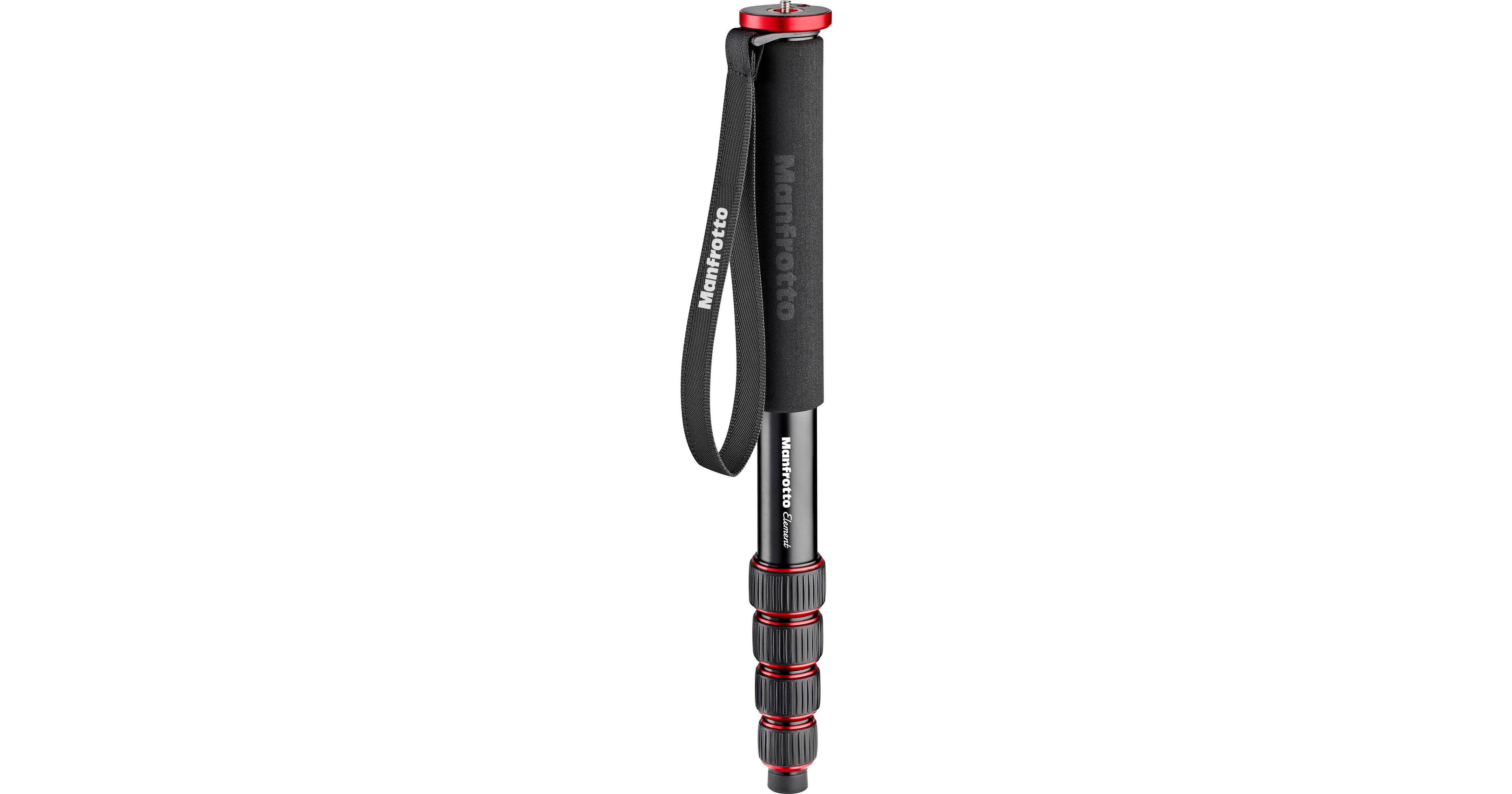 Manfrotto Element Aluminum Monopod (Red) MMELEA5RD B&H Photo