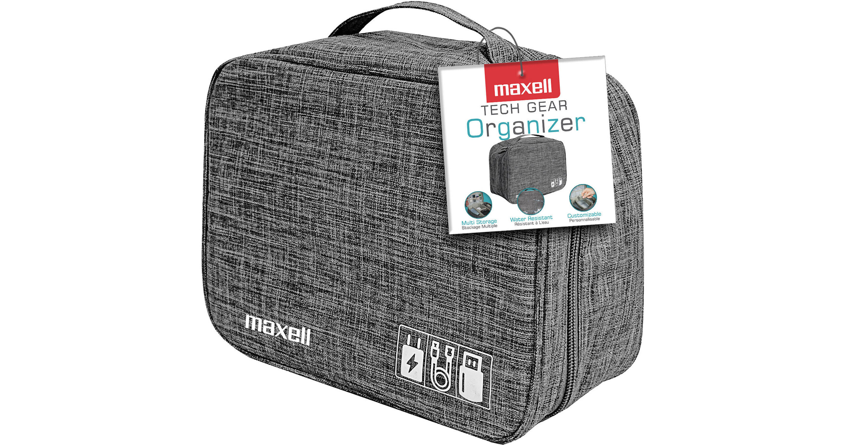 Maxell Tech Gear Organizer (Gray) 197331 B&H Photo Video