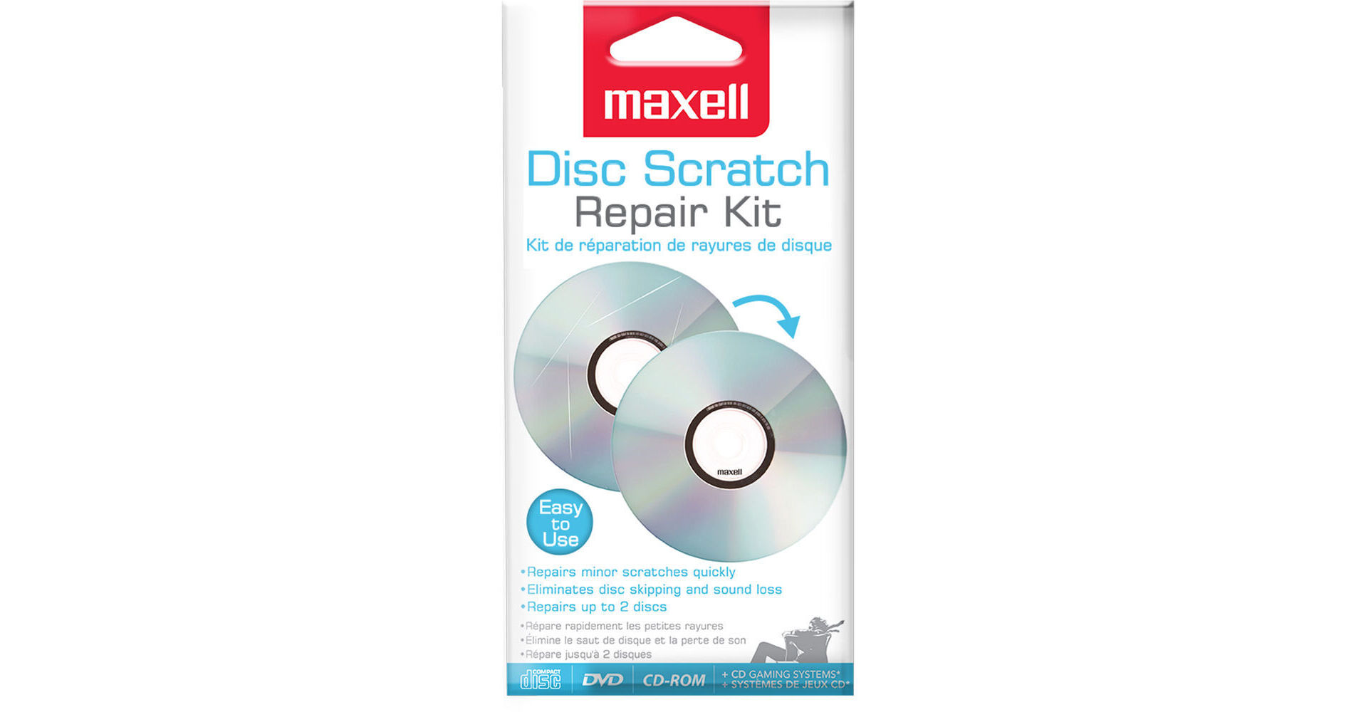 Maxell QDR-2 Quick Fix Disc Repair Kit 199896 B&H Photo Video