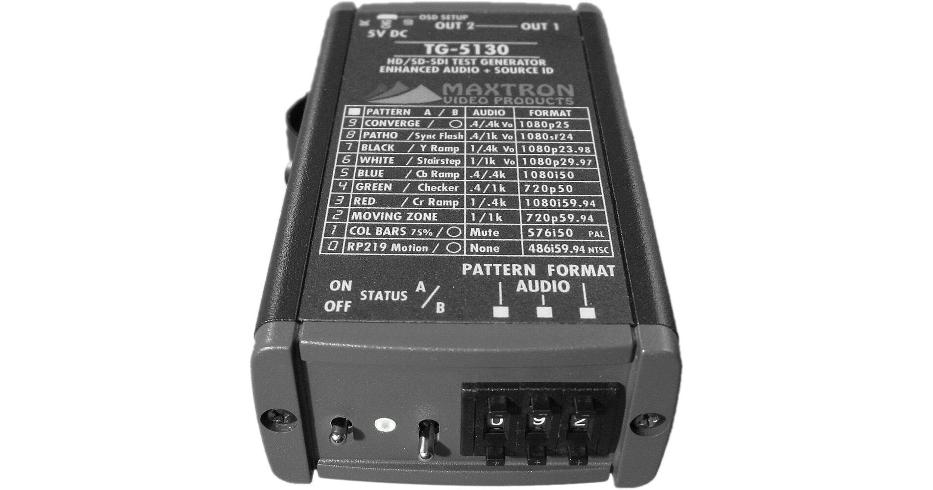 Maxtron TG-5130 Multi-Format SD/HD-SDI Test Signal MXTR-TG-5130