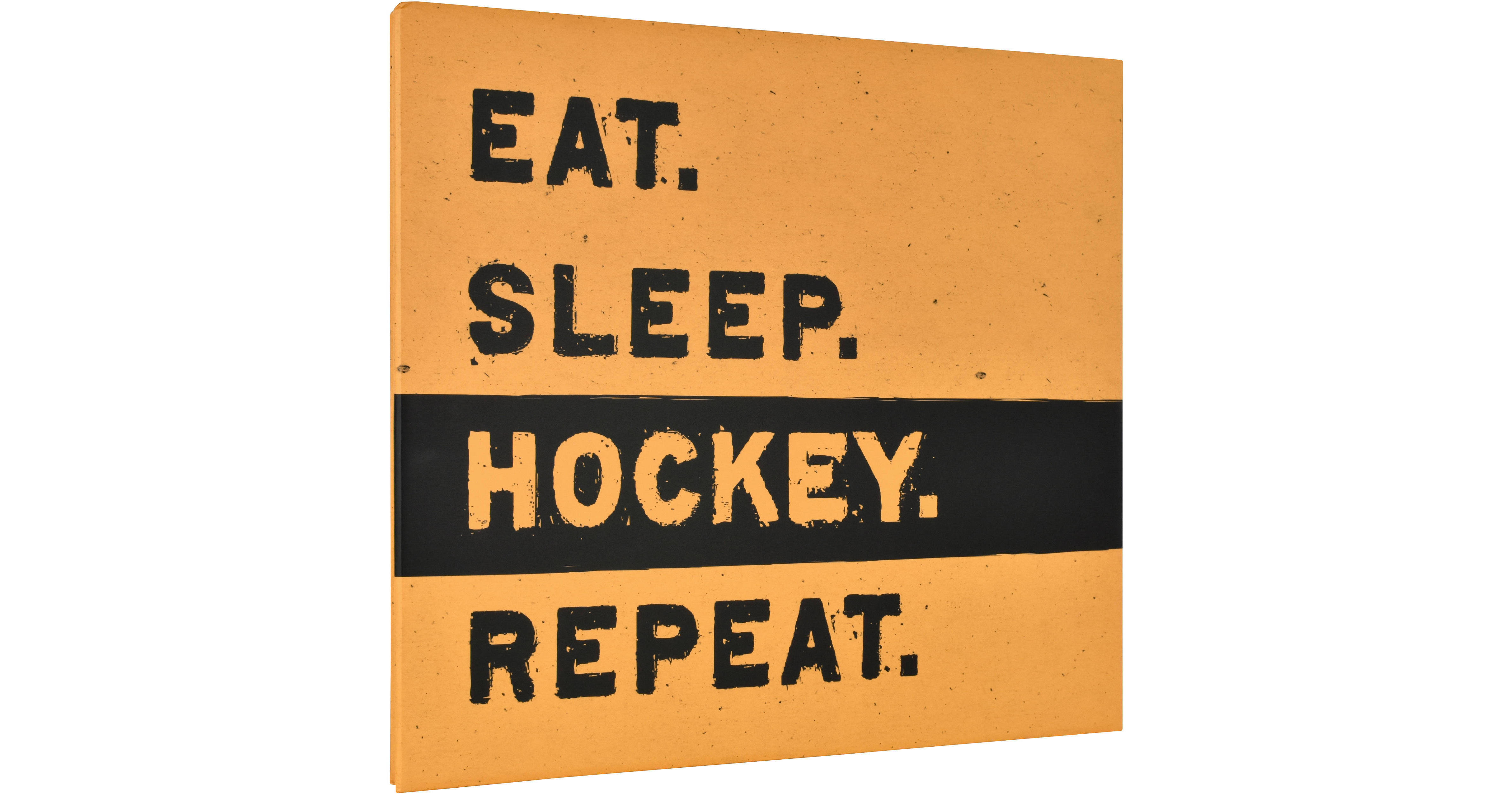 Orange MBI 13.5x12.5 Inch Hockey Sports Scrapbook Album With 12x12 Inch Pages 860171 P 180483206