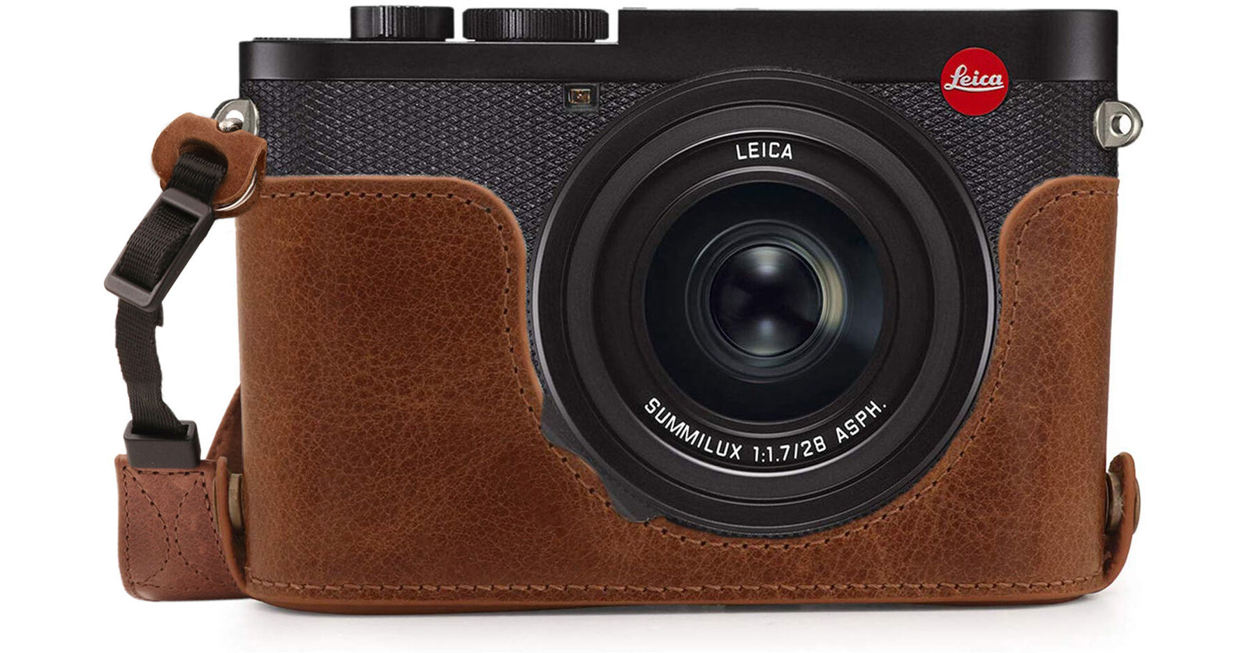 MegaGear Leica Q2 Ever Ready Genuine Leather Camera Half MG1719