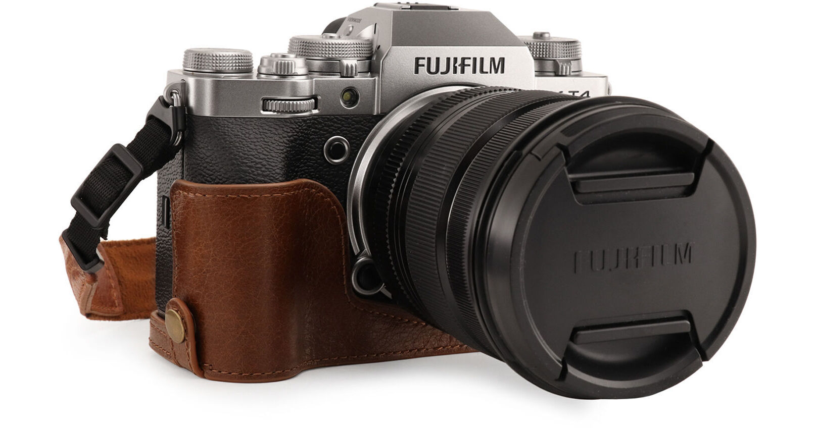 MegaGear Ever Ready Echt lederen halve cameratas, compatibel met