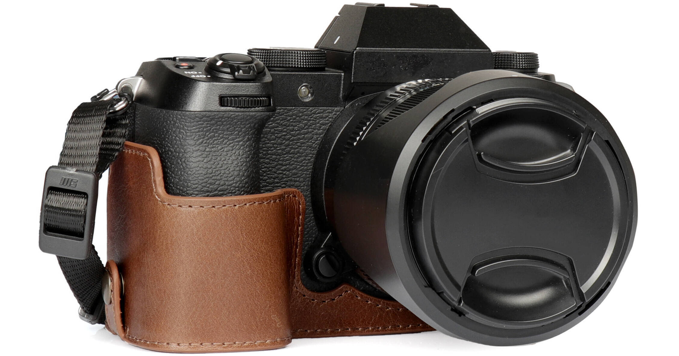Real Leather Padded Half Case Camera Bag - Fits Leica III Series (iiig, Iiif, Iiid, Iiic)