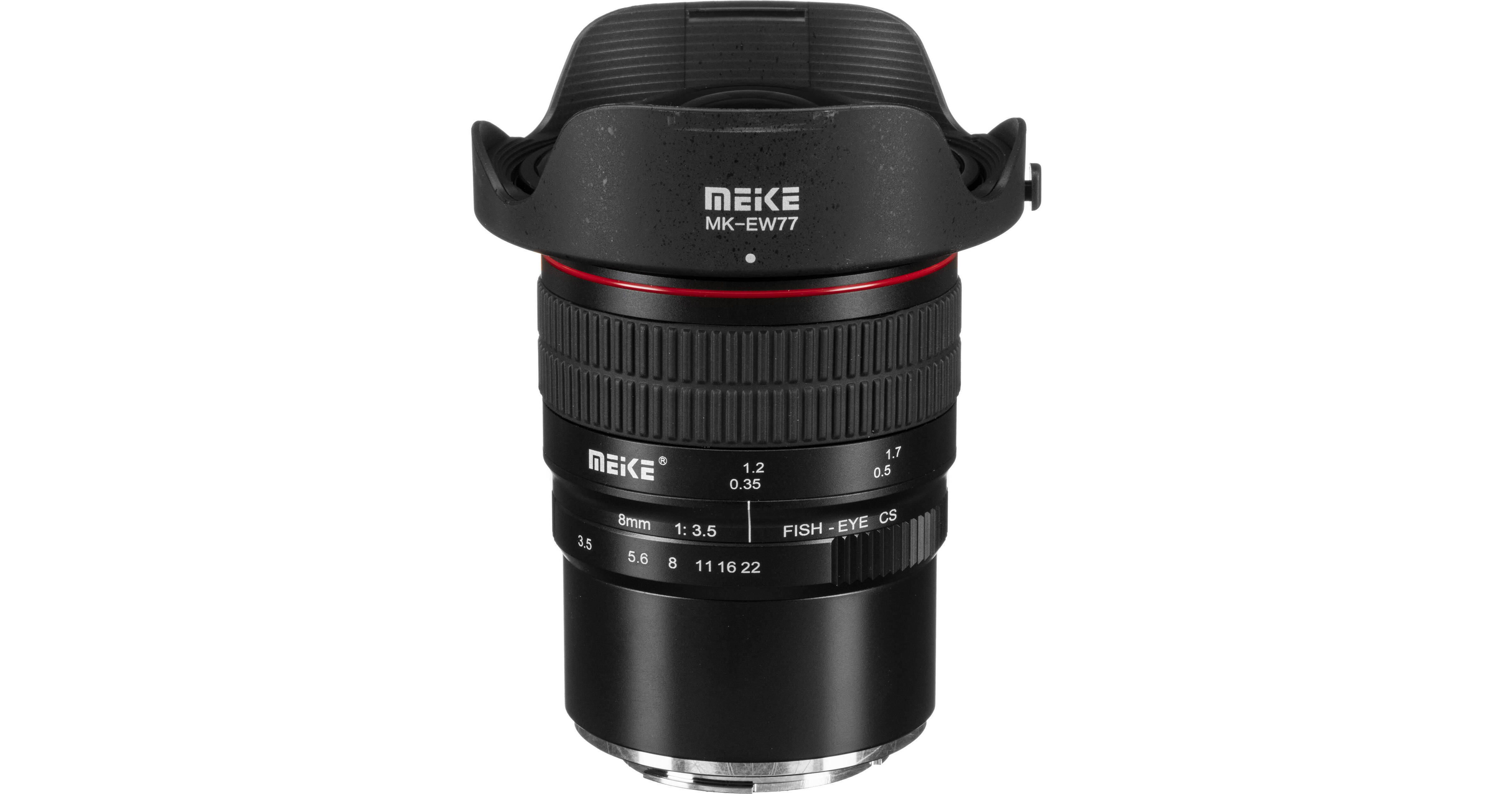 Meike MK-8mm f/3.5 Fisheye Lens for Canon EF-M MK8F3.5EOS B&H