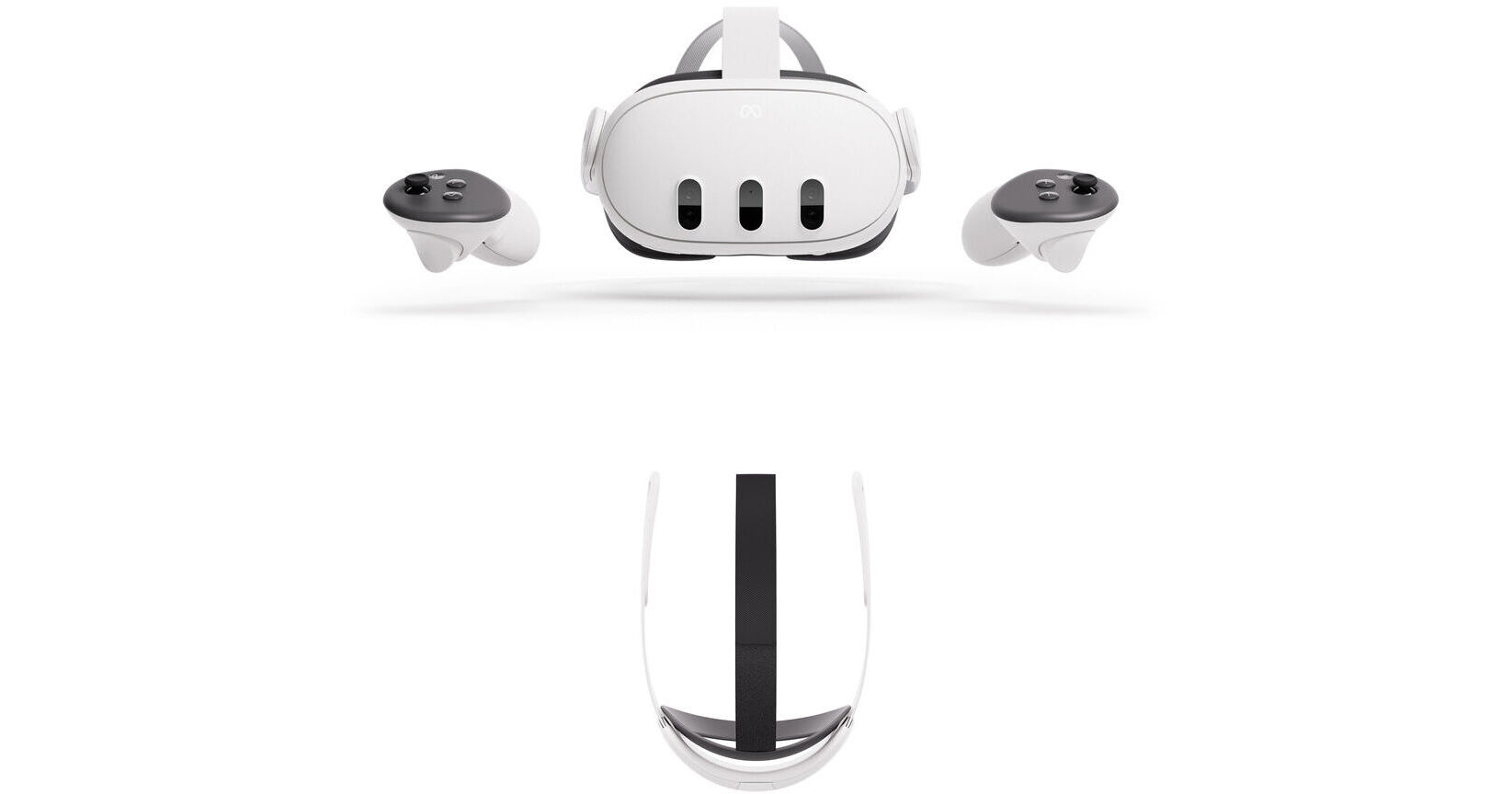 Meta Quest 3 Advanced All-in-One VR Headset with Elite Strap Kit