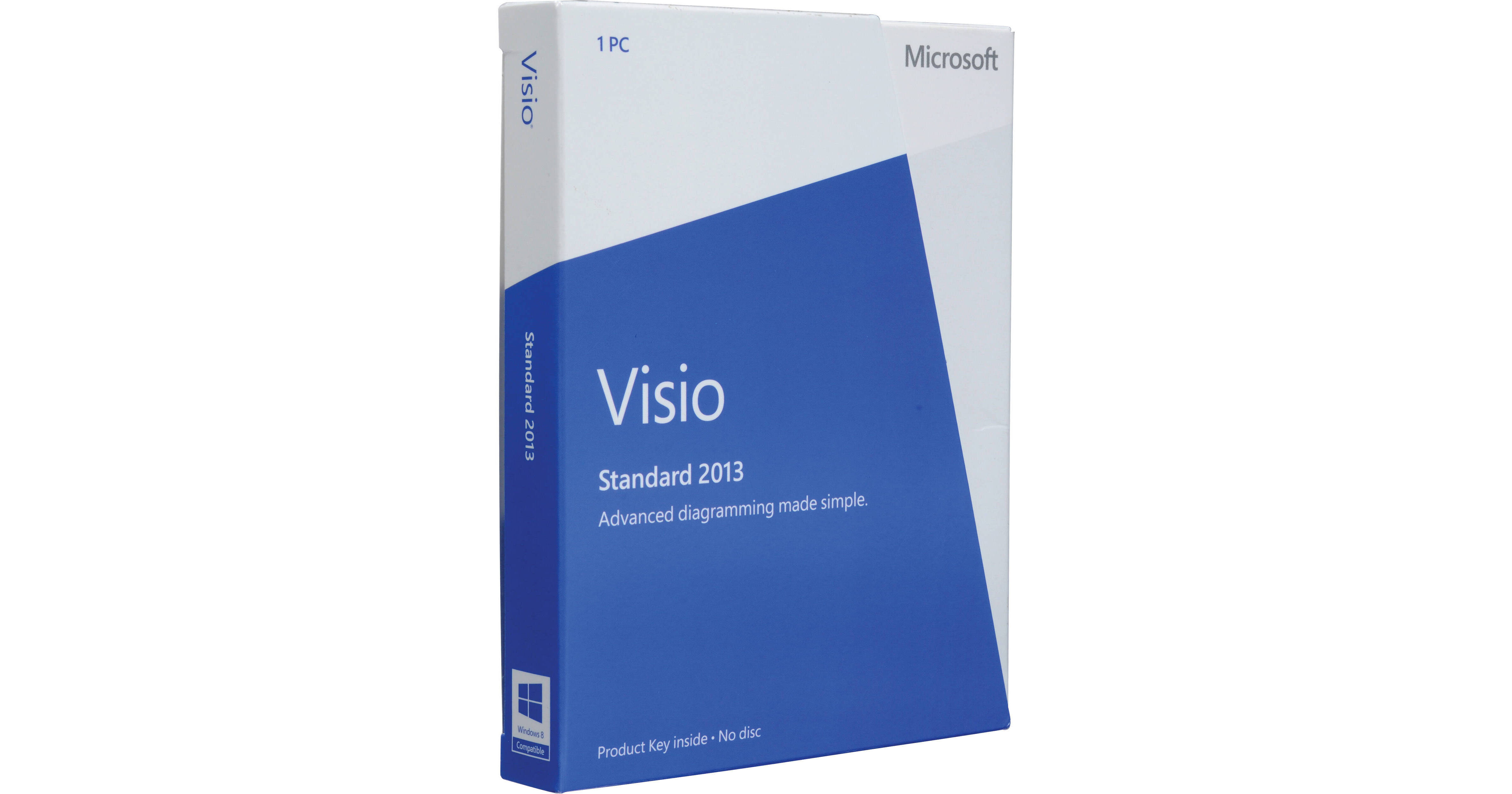Microsoft Visio Standard 2013 (Product Key) D86-04736 B&H Photo