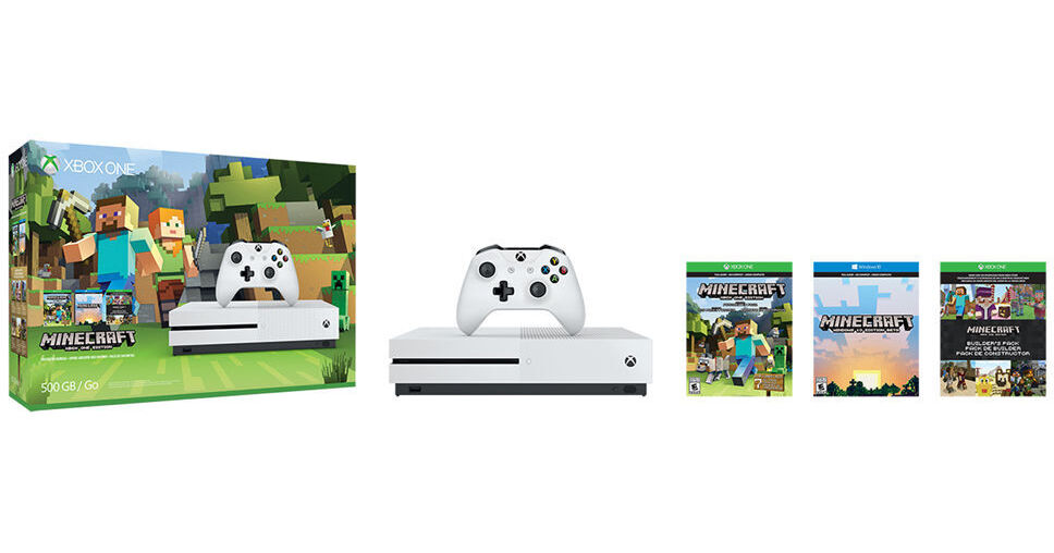 Microsoft Xbox One S Minecraft Favorites Bundle ZQ9-00043 B&H