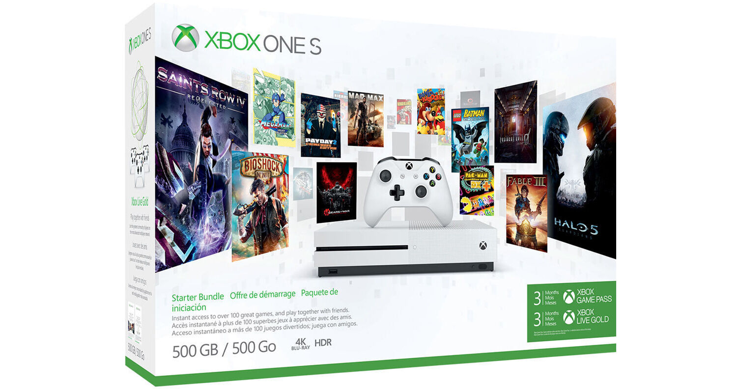 Microsoft Xbox One S Starter Bundle ZQ9-00342 B&H Photo Video