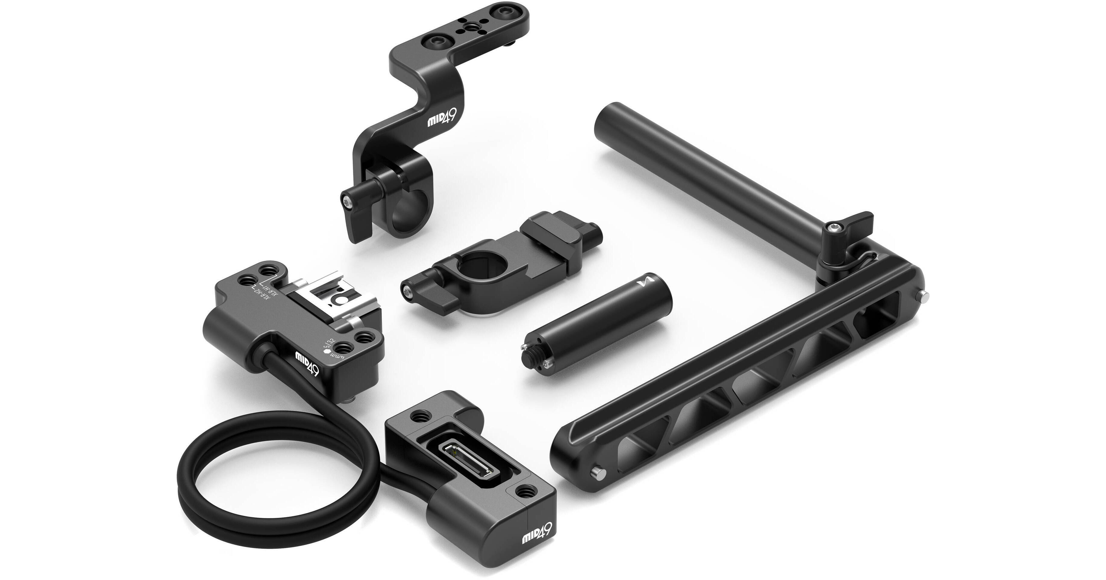 MID49 EVF Cable & XLR Handle Riser M49-CBL-SON-FX5-KIT B&H Photo