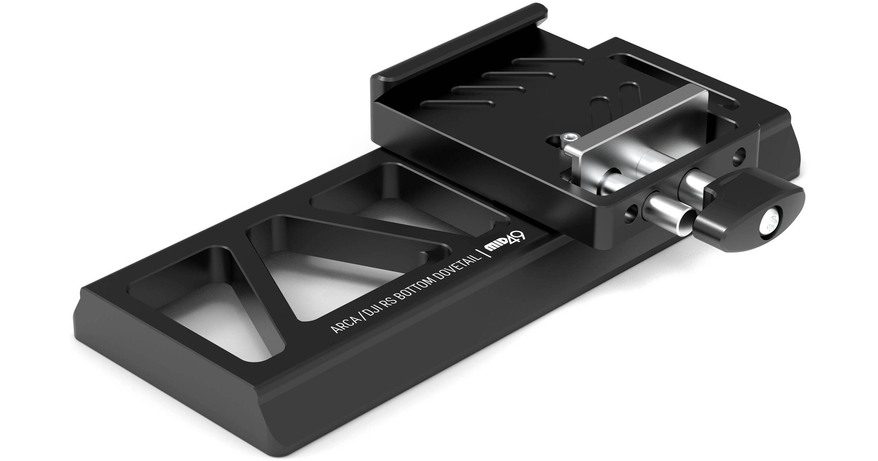 MID49 Bottom Arca Adapter for DJI S, RS2, RS3 M49-GMB-BOT-DJI-RS