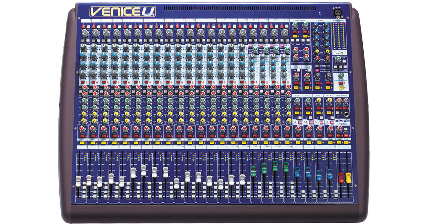 Midas Venice U 24 Audio Mixing Console with 8 x VENICEU 24 B&H