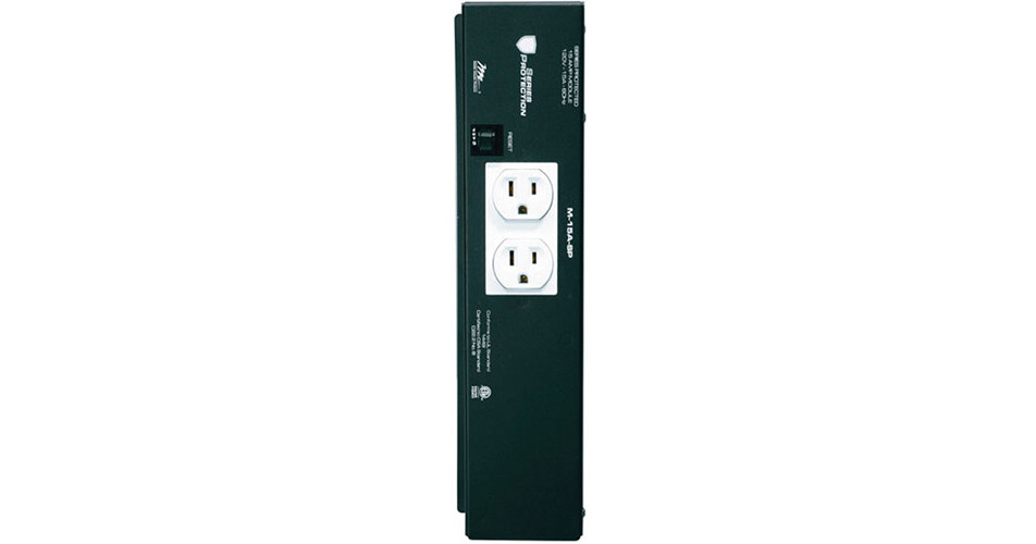 Raceway Modules Middle Atlantic MPR 15A 2-Outlet Raceway Module M-15A-SP B&H