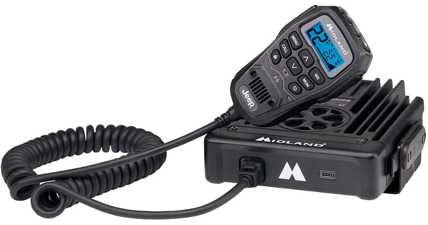 Midland Jeep Branded Micromobile 50W GMRS 2-Way Radio MXT575J