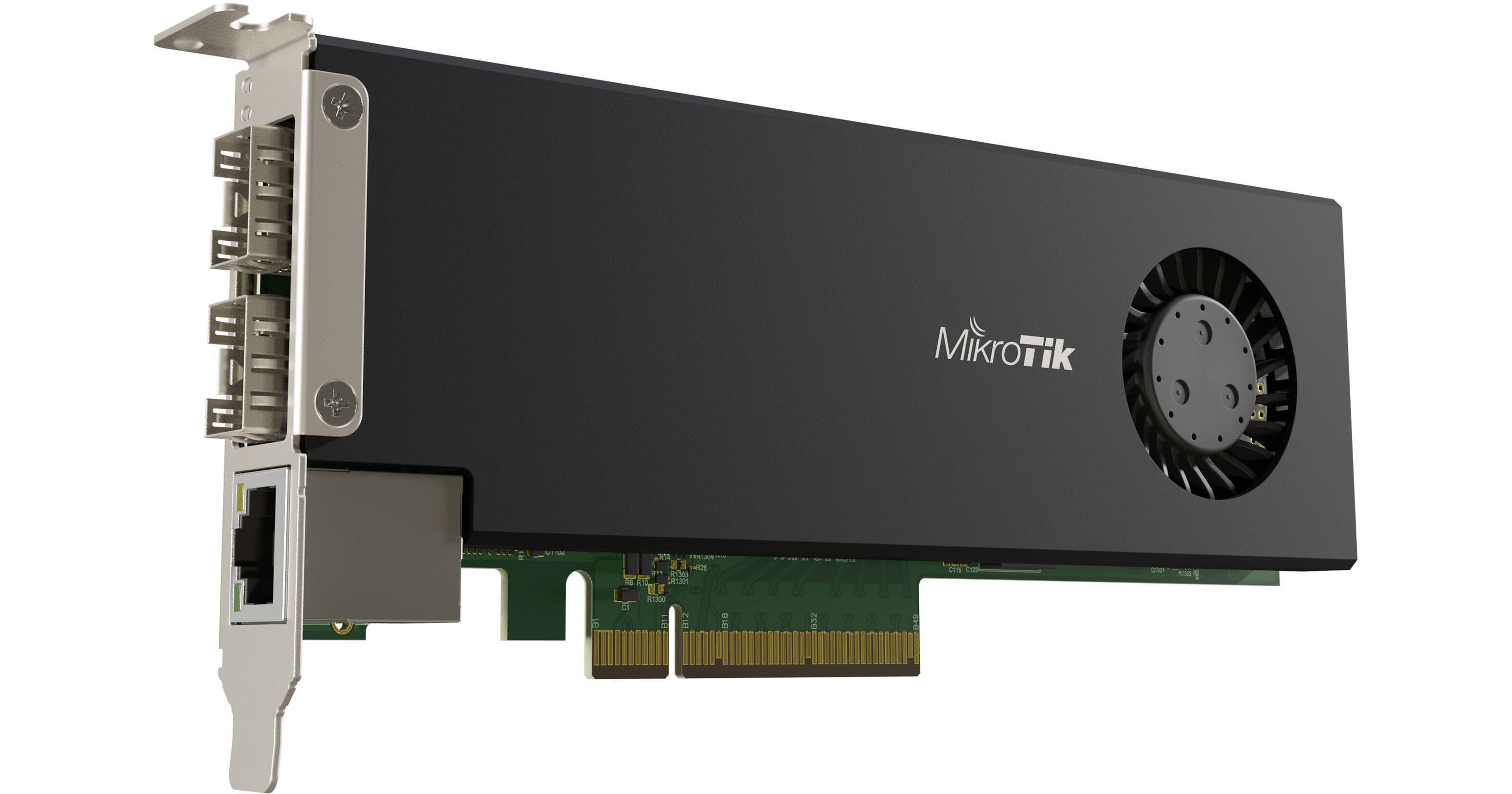 MikroTik Cloud Core Router 2004 PCIe Adapter CCR2004-1G-2XS-PCIE