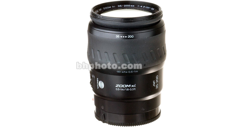Objectif Minolta 35-80 Mm F4-5.6 Maxxum - HAZE/empreintes - Pour Pièces/réparation