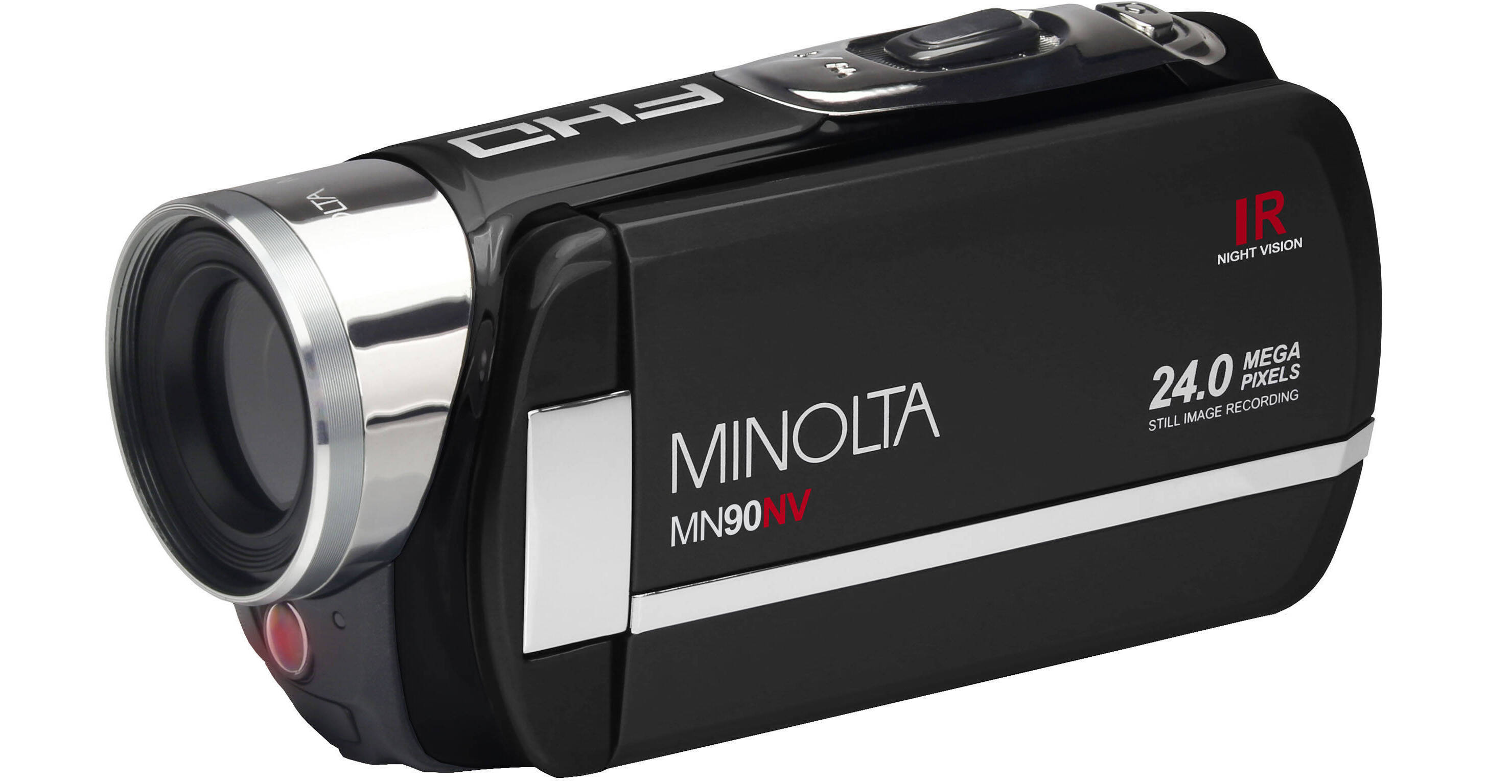Minolta MN90NV Full HD Night Vision Digital Camcorder MN90NV-BK