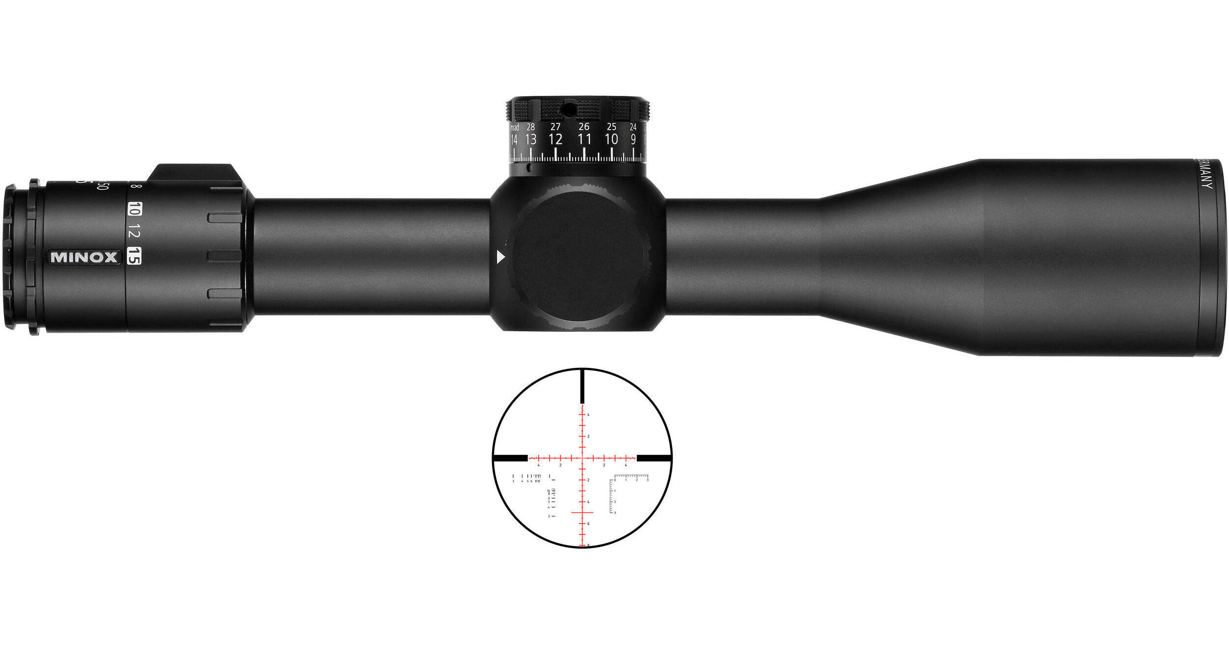 Minox 3-15x50 ZP TAC Riflescope (MR5 Illuminated Reticle) 66596