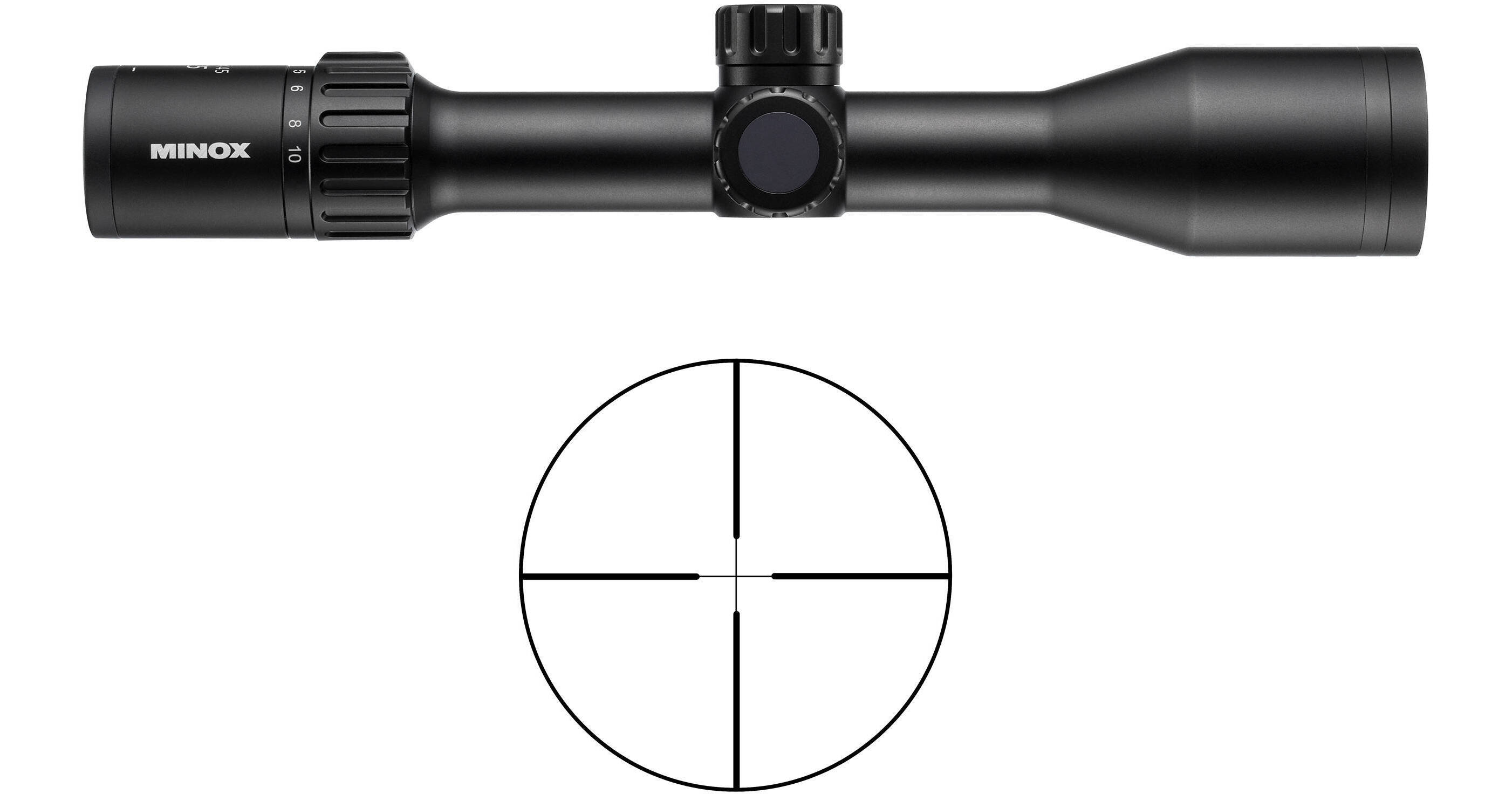 Minox 2-10x45 ZX5i Riflescope 66635 B&H Photo Video