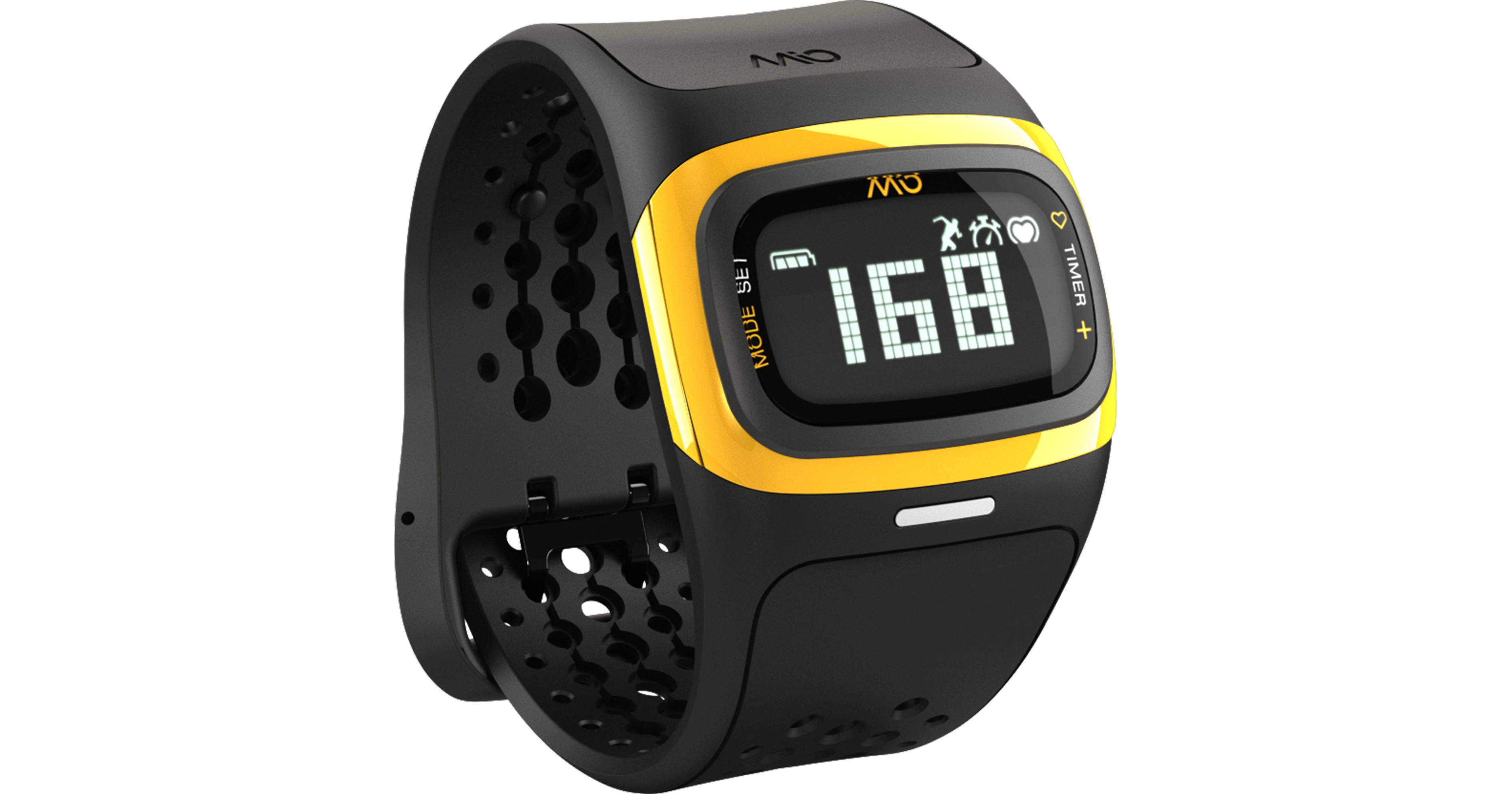 MIO Alpha2 Mio Global ALPHA 2 Heart Rate Sport Watch (Pink Trim) 58P-PNK main image 2