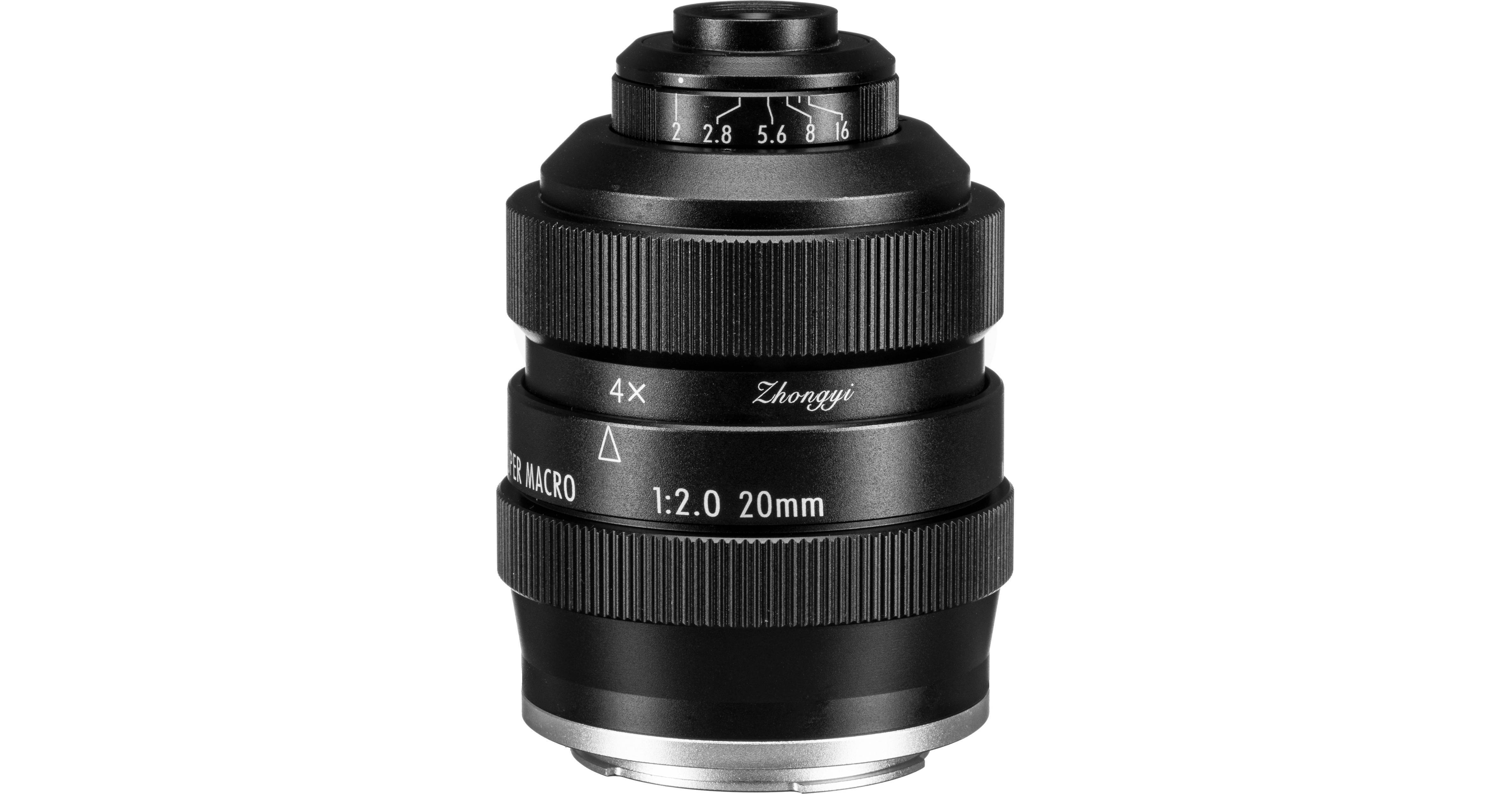 Zhongyi Mitakon 20mm F/2 4.5X Super Macro Lens – For Sony E Mount Mirrorless Cameras