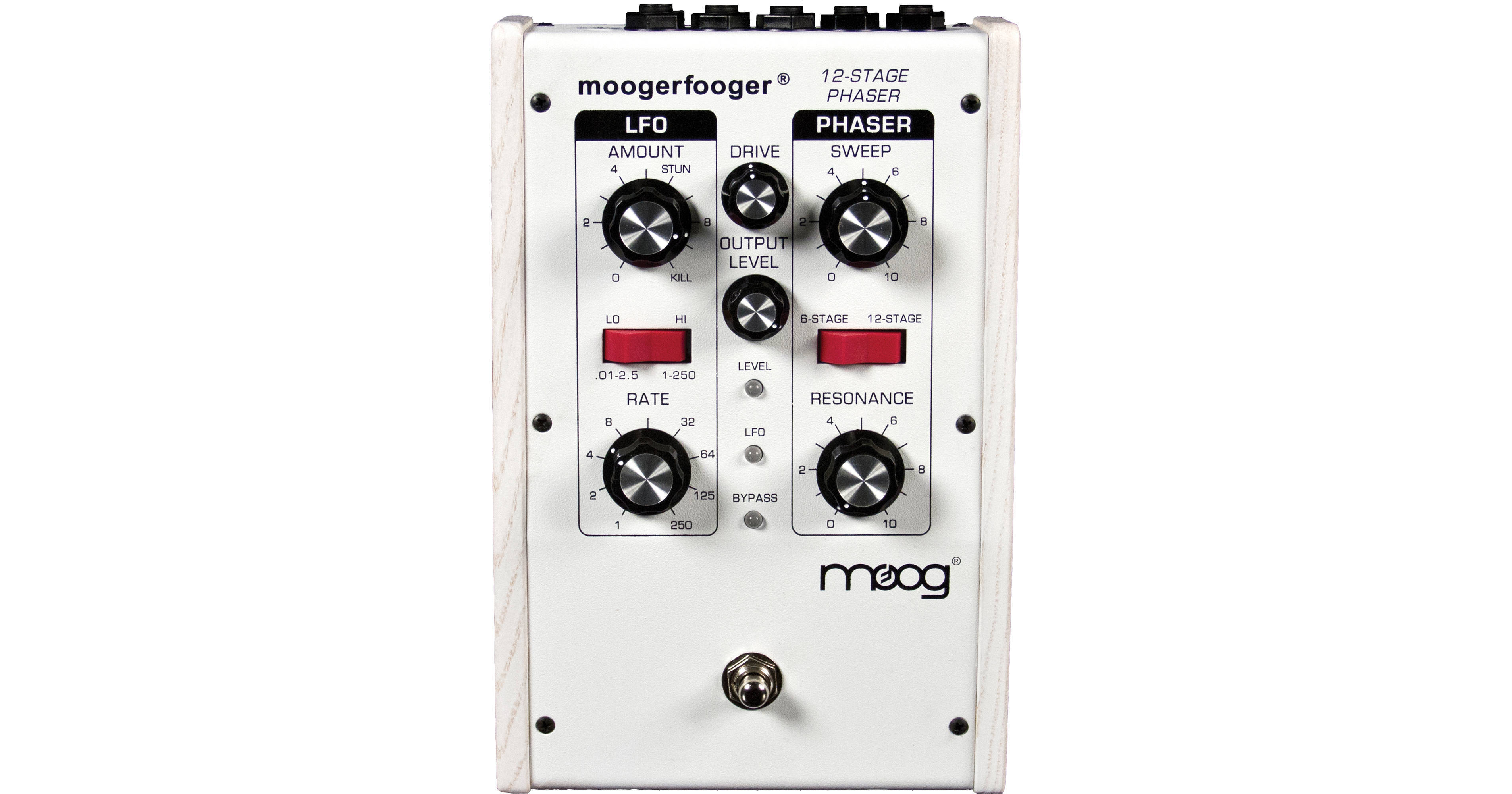 Moog Moogerfooger MF-103 12-Stage Phaser (White) MF-103-0008 B&H