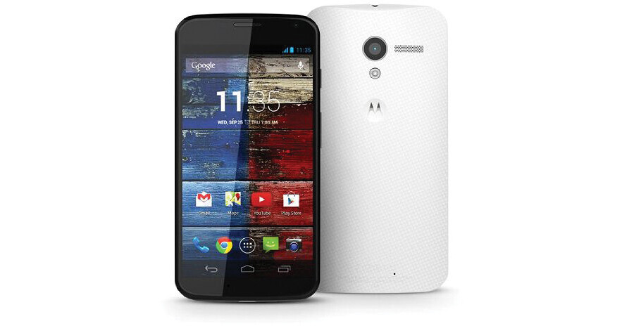 Motorola スマートフォン 本体 Motorola 2013 Moto X XT1053 32GB Developer XT1053-32GB-BLK/WHT