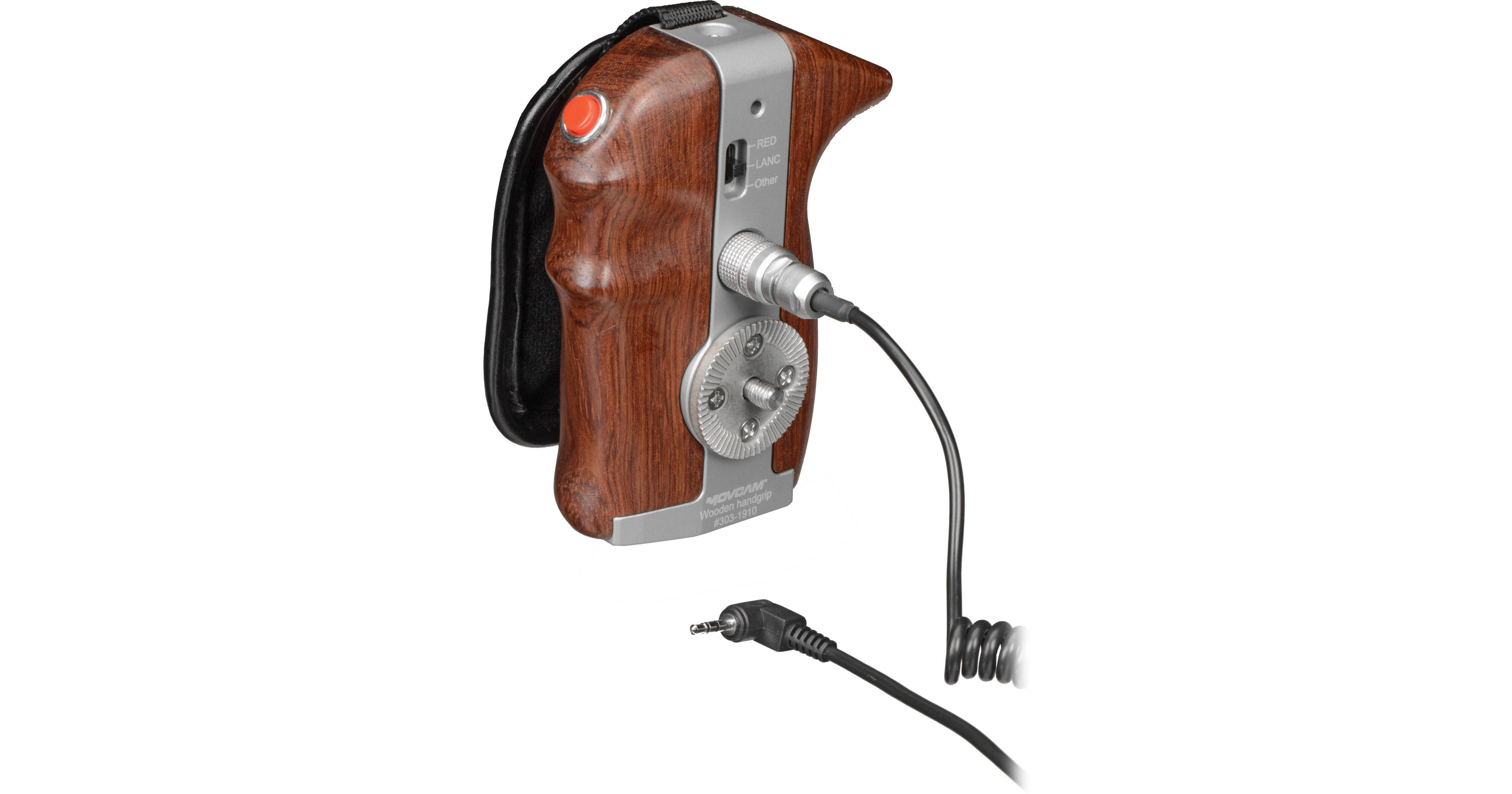 Movcam Right-Side Wooden Handgrip with VTR On/Off MOV-303-1910