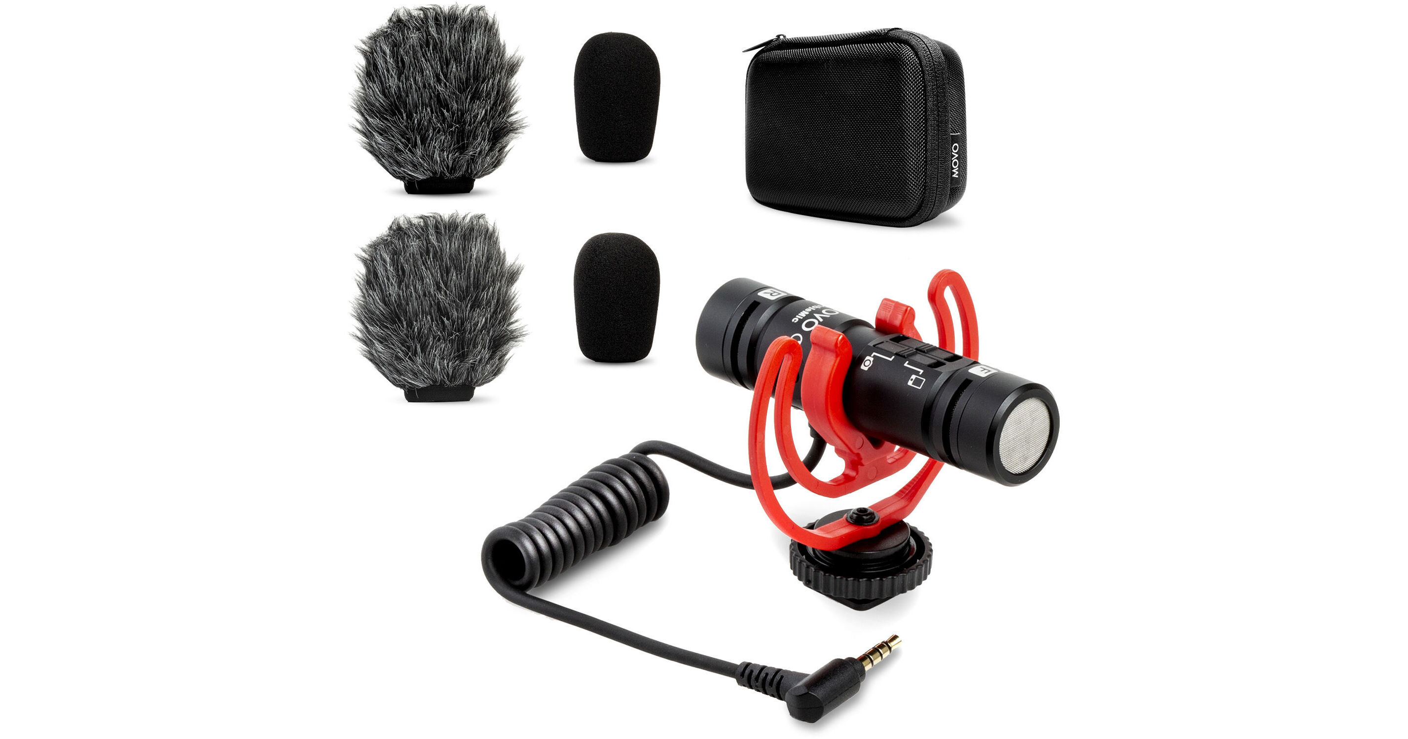 Movo Photo DoubleMic Ultracompact Camera-Mount DOUBLEMIC B&H