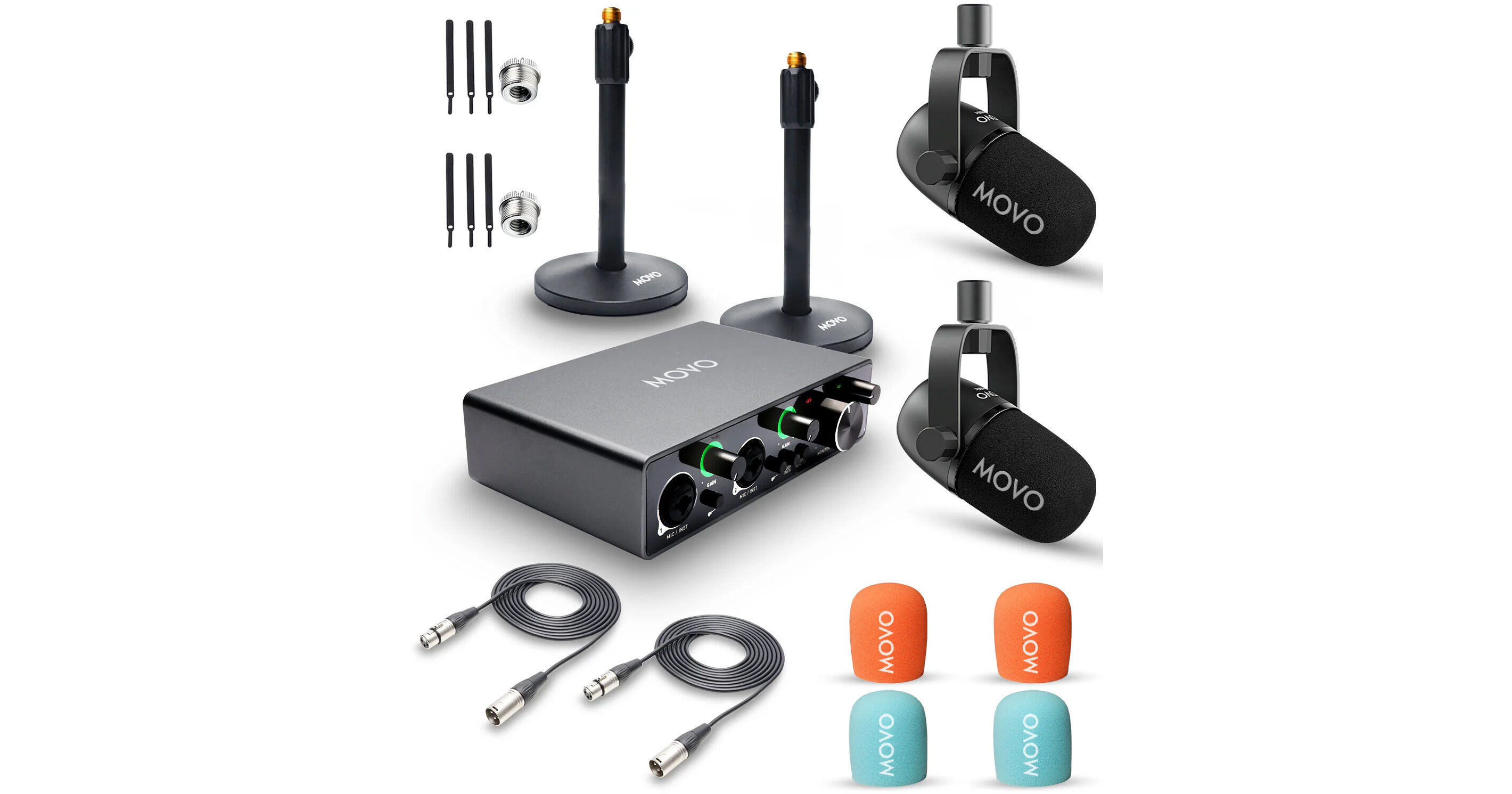 Movo Photo MDX-1 Podcasting Kit with USB