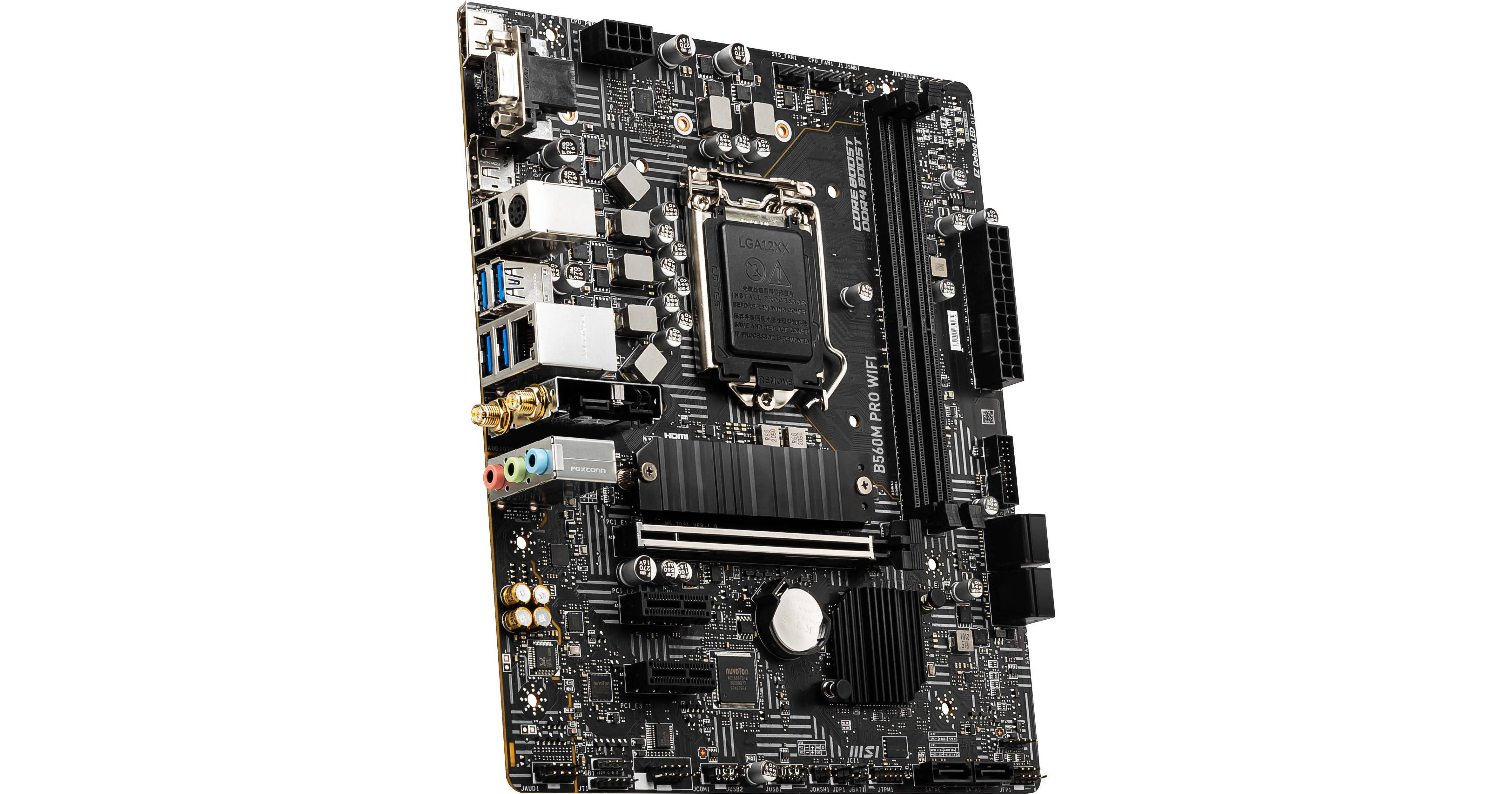 MSI B560M PRO WIFI LGA 1200 Micro-ATX Motherboard B560M PRO WIFI