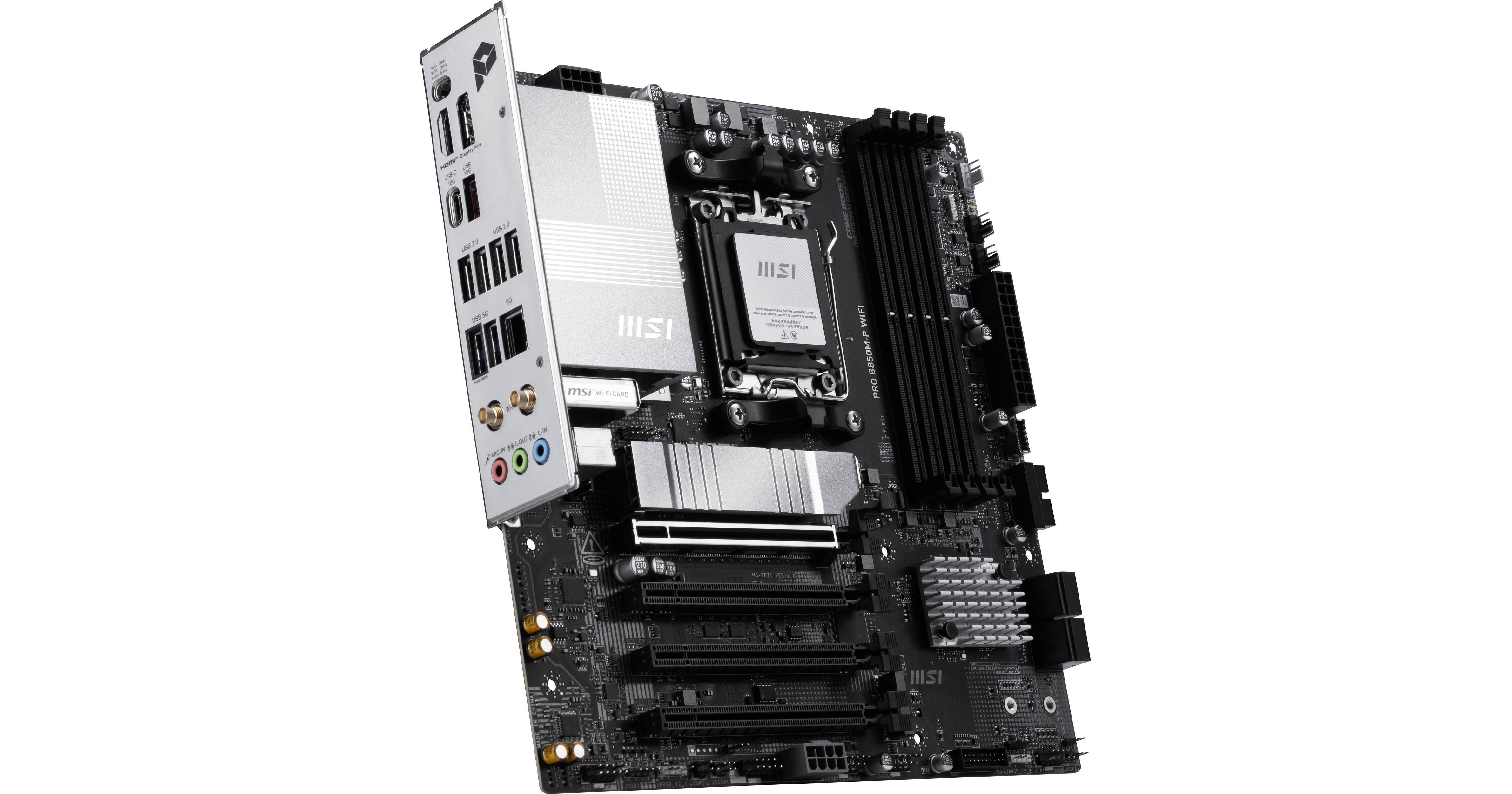 MSI PRO B850M-P WIFI AMD Micro-ATX Motherboard PRO B850M-P WIFI