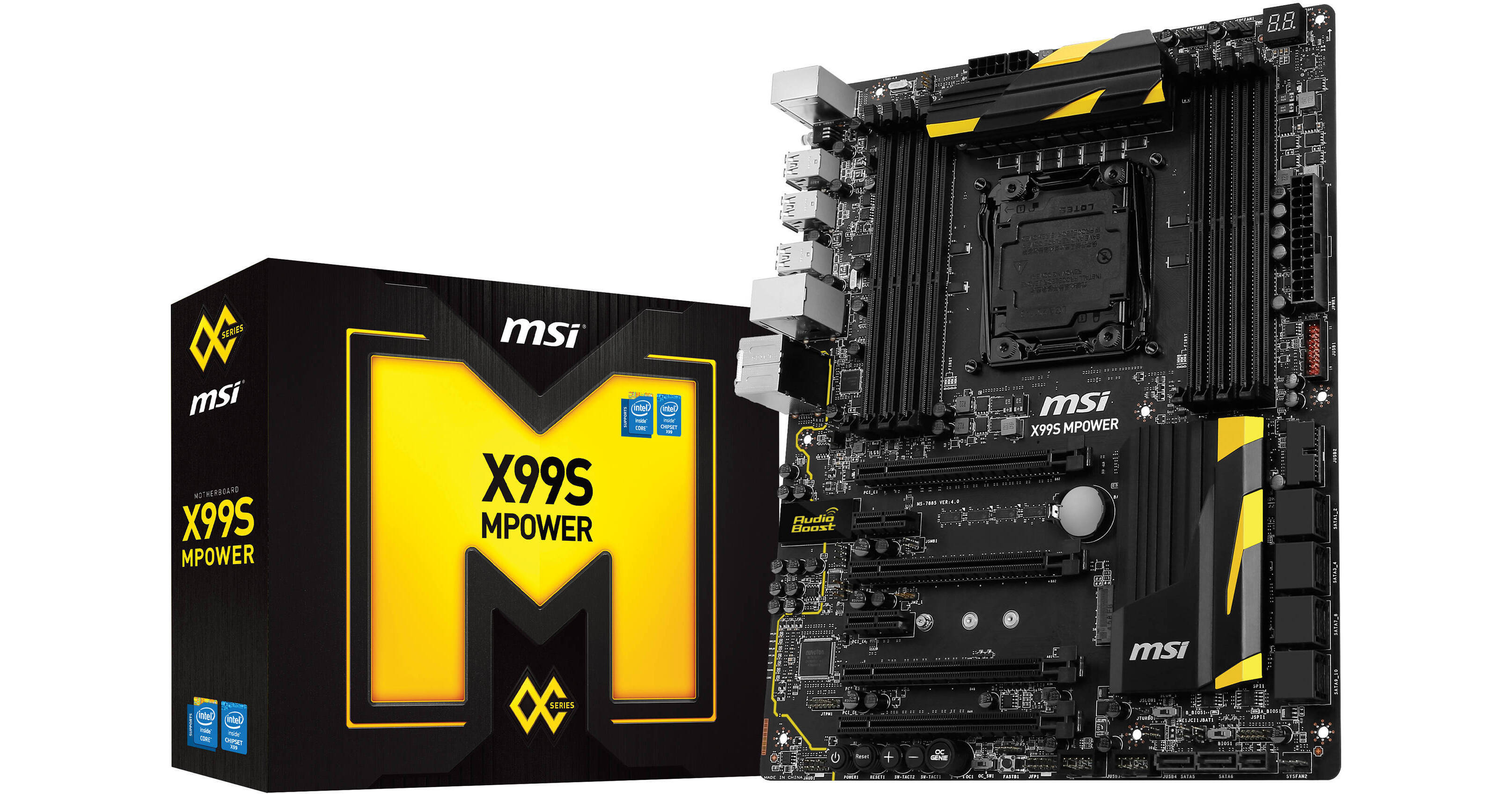 MSI X99S MPOWER ATX Motherboard X99S MPOWER B&H Photo Video