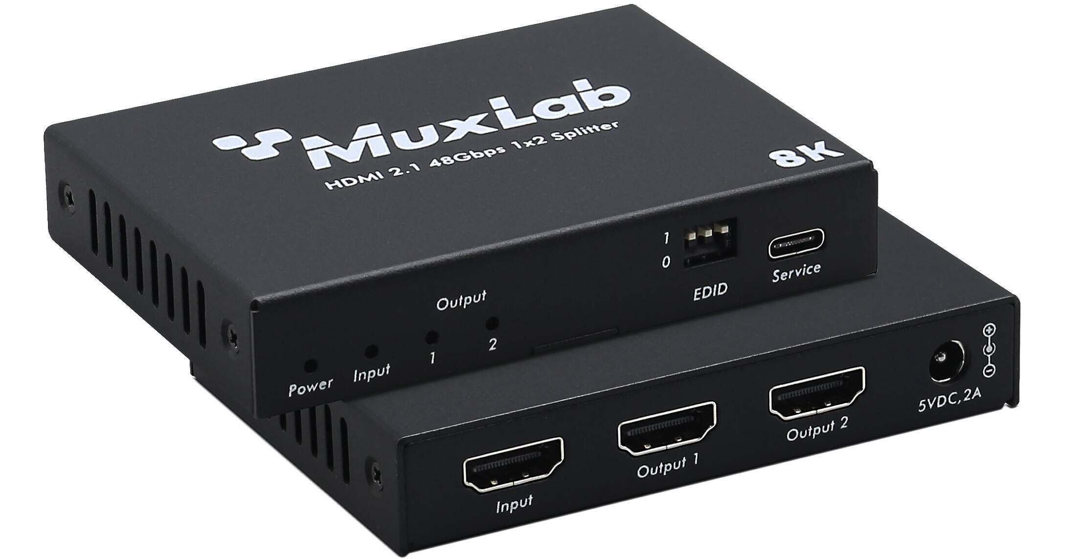 MuxLab HDMI 2.1 48 Gb/s 1 x 2 Splitter 500510 B&H Photo Video