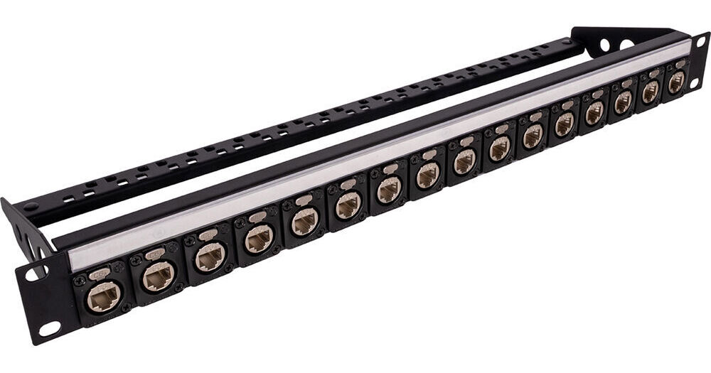 My Custom Shop 16XRJ45 16-Port RJ45 Feedthrough 16XRJ45-6A-IDC-L