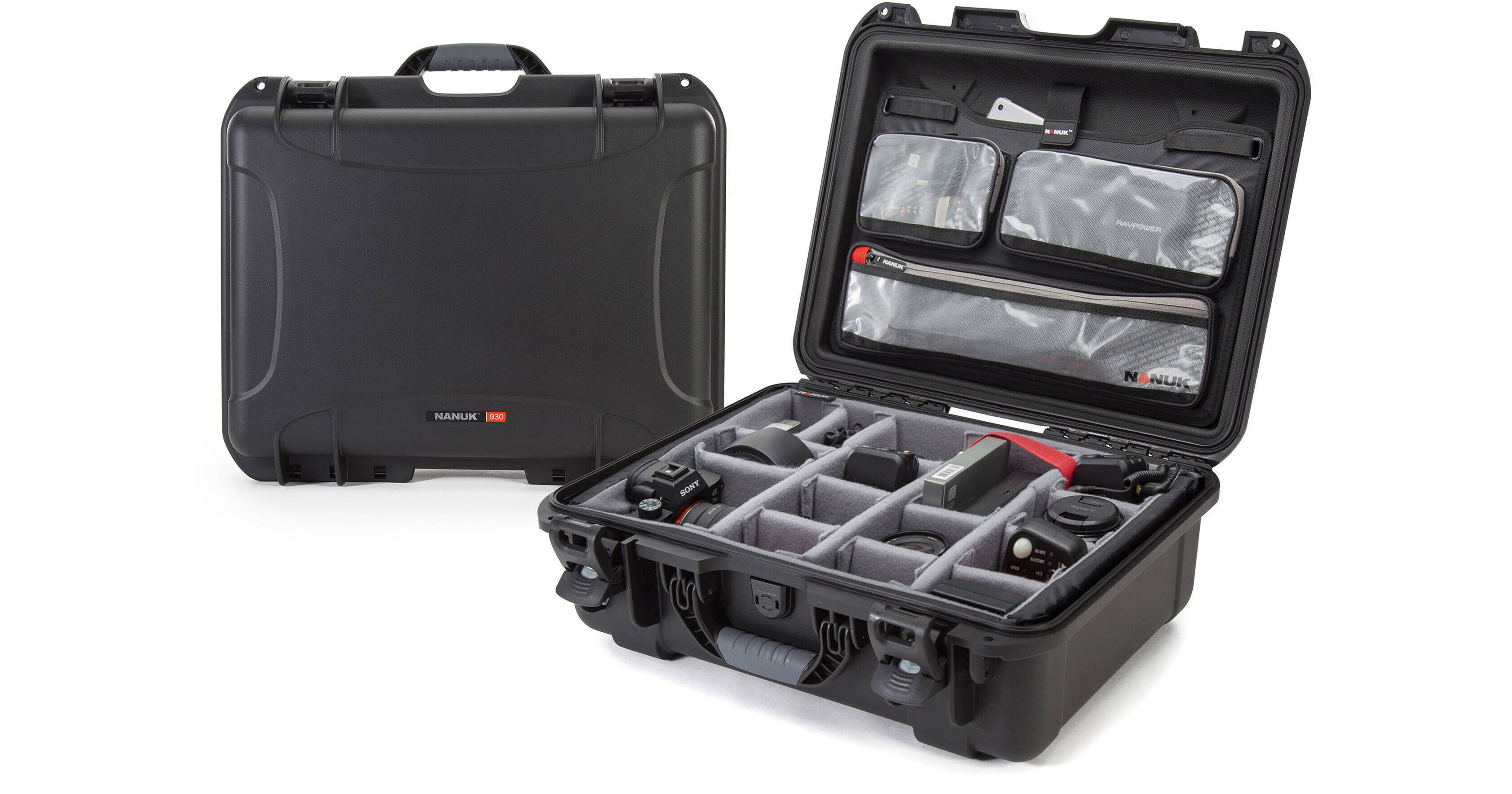 Étui De Protection Nanuk 930 Pro-Photo – Noir – Étanche Et Rigide – Pour Équipement Photo/Vidéo