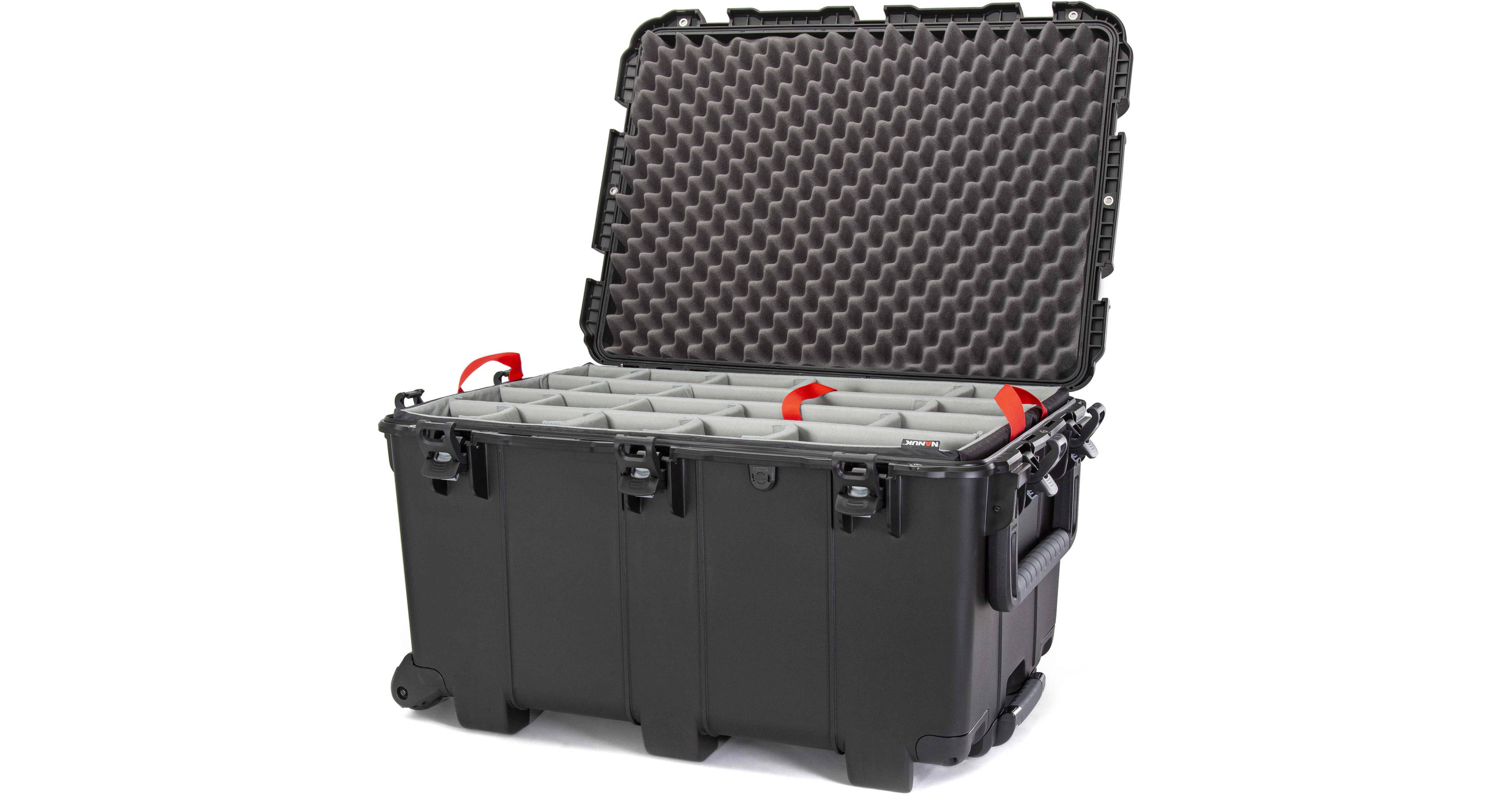 Nanuk 975S Wheeled Hard-Shell Case with Padded 975S-020BK-0A0