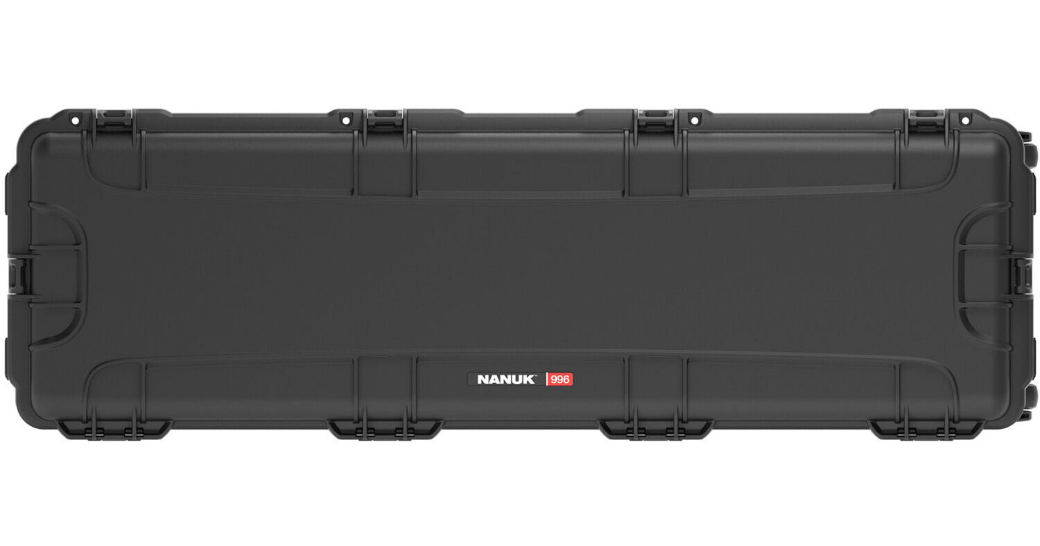 Nanuk 996 Wheeled Hard Case (Black, 129L) 996S-000BK-0A0 B&H