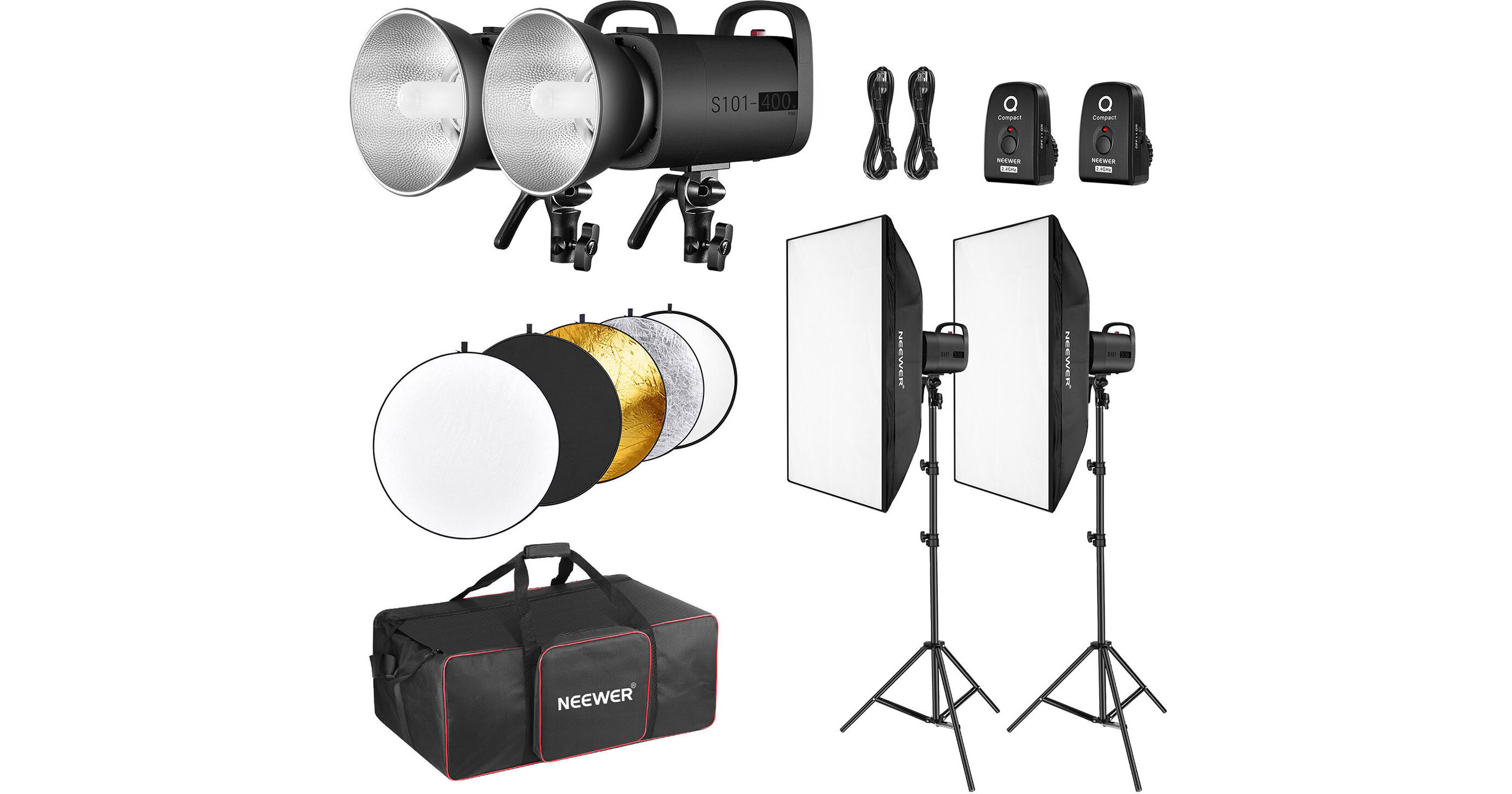Neewer S101-400W Pro Monolight 66601557 B&H Photo Video