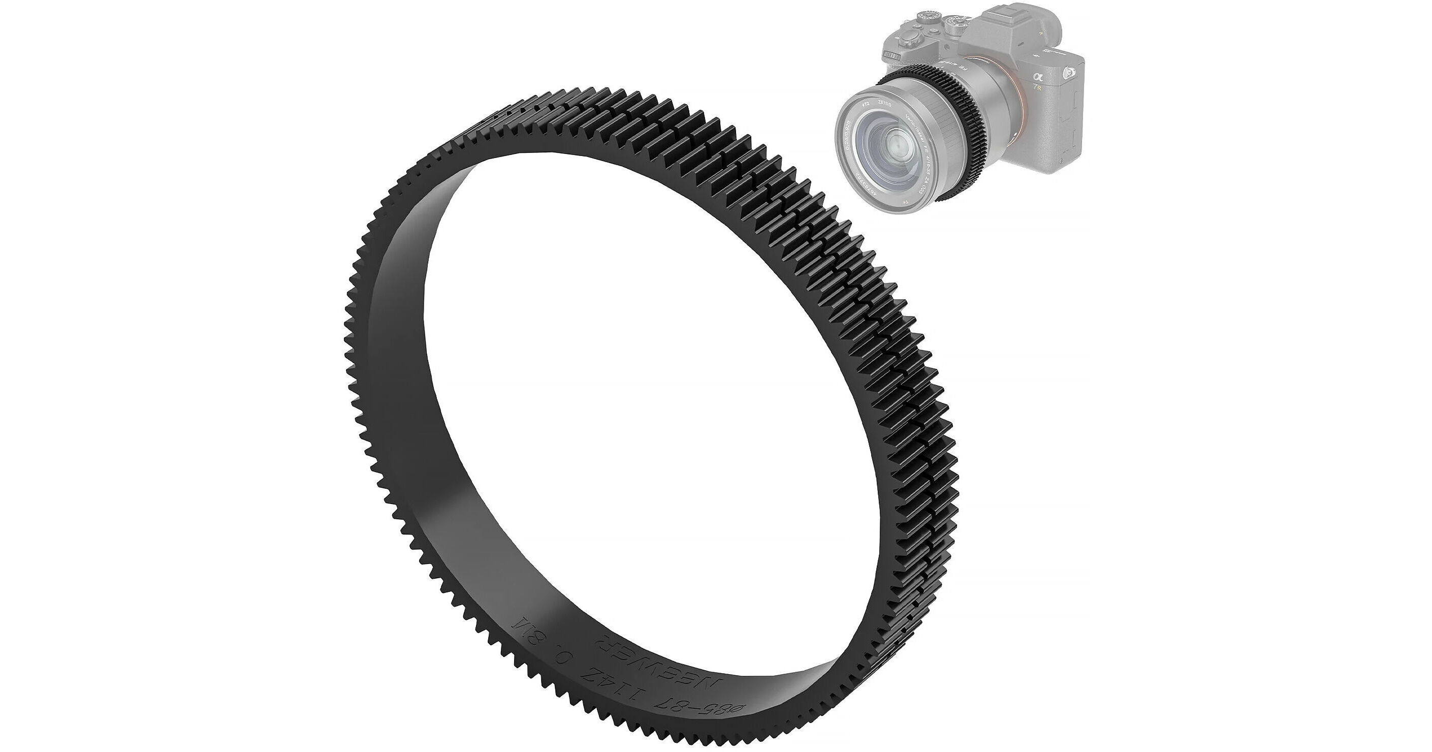 NEEWER 14pz Anelli di Follow Focus Senza Cuciture 0,8 MOD per Lenti ø46