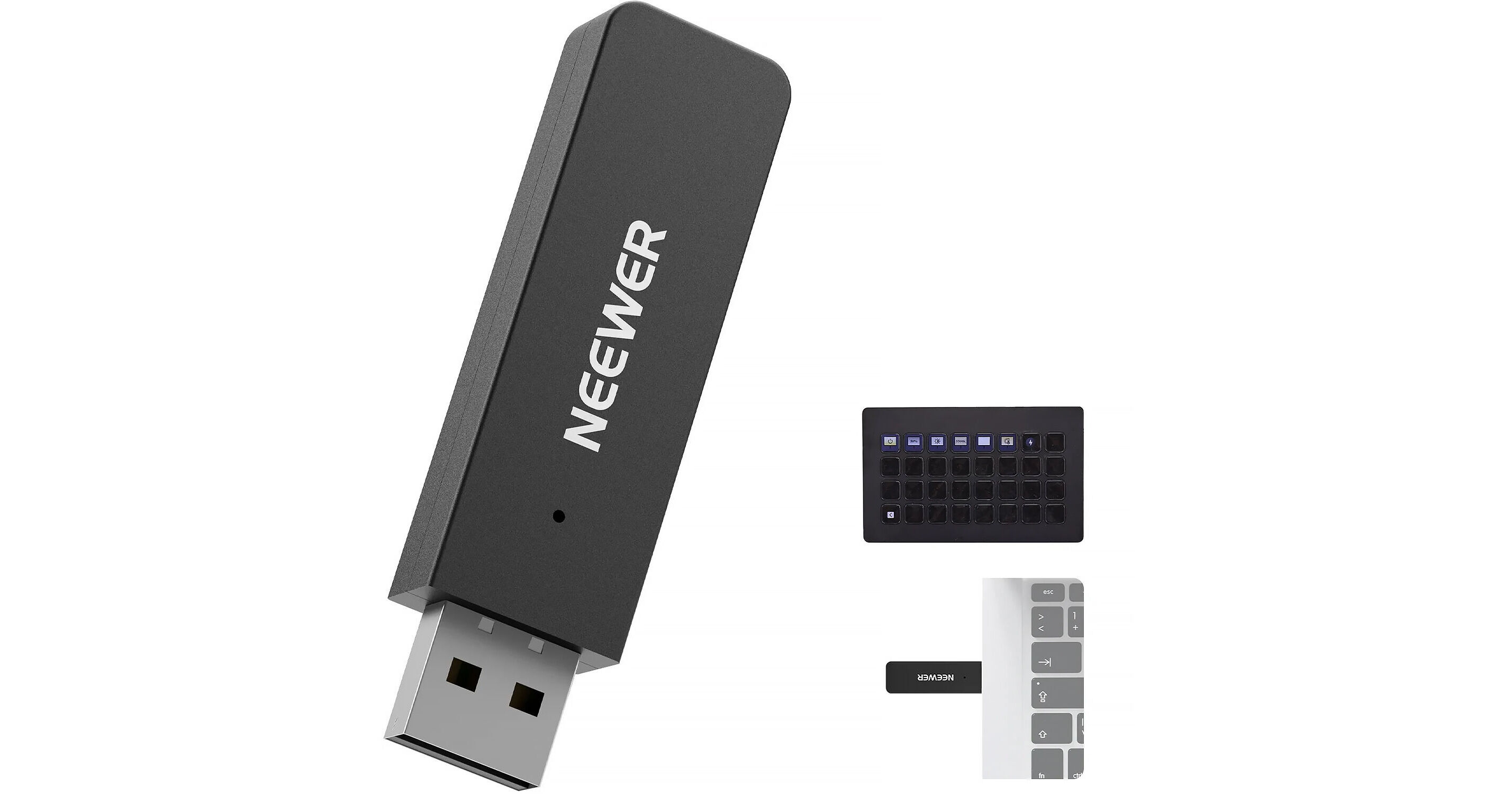 thumbnail image 2 of Bluetooth Dongle For Pc NEEWER GL1C 15.5" RGB Key Light Streaming Light Compatible With Elgato Usb Bluetooth Adapter For Pc 2 of 9