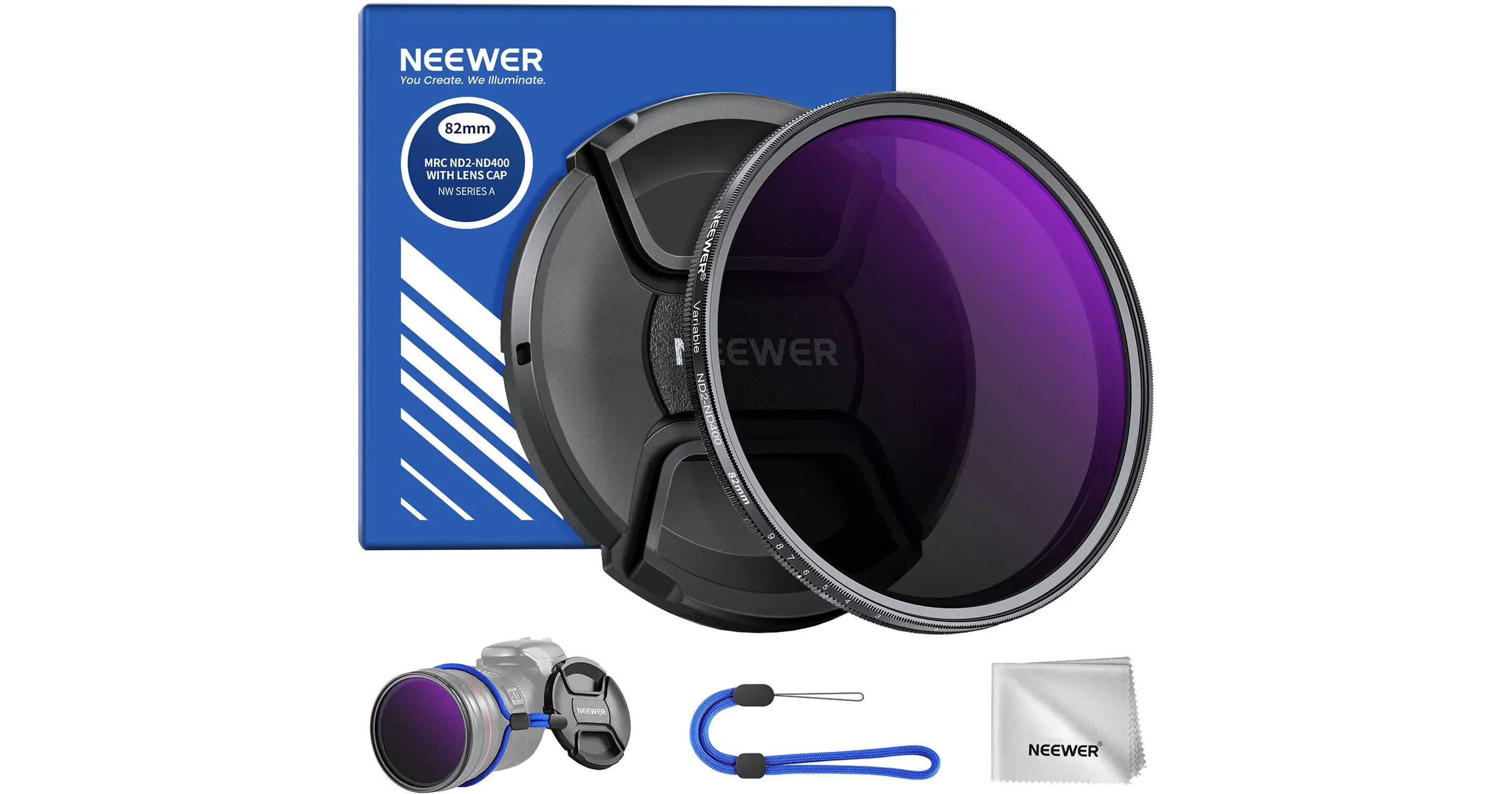 Kenko ND400 Filter 62 Mm – Graufilter Mit 9 Blendenstufen, Für Langzeitbelichtungen, Einfach Zu Montieren