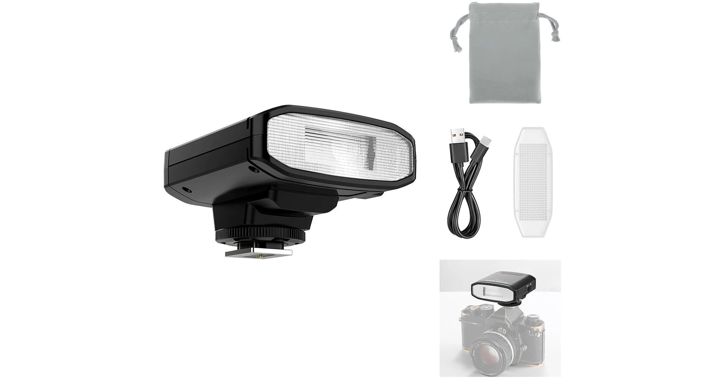 Neewer BASICS Z120 SE Mini Camera Flash 66607883 B&H Photo Video