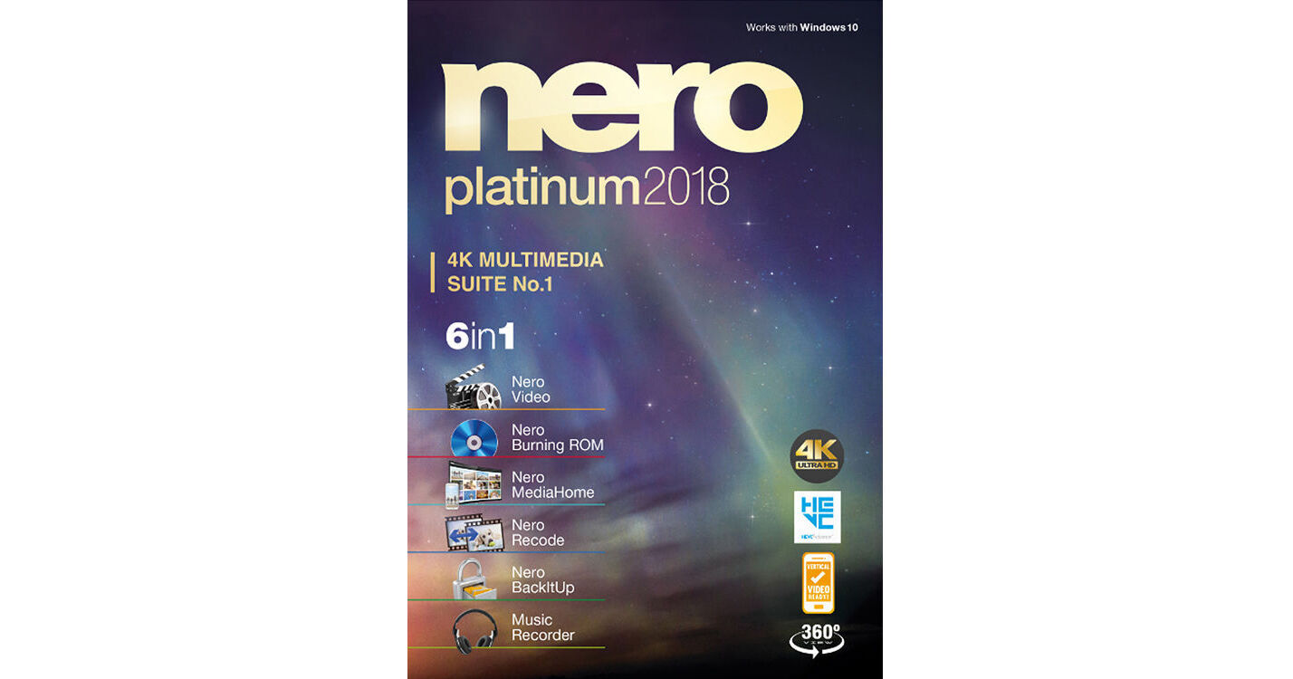 Nero Platinum 2018 (Download) AMER-12280000/574 B&H Photo Video