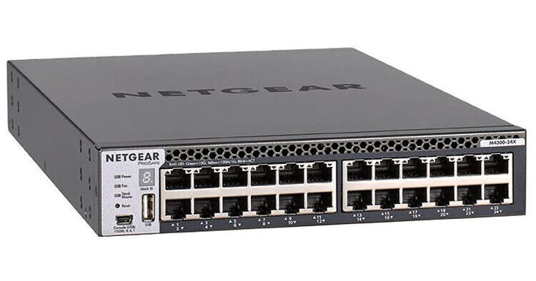 Netgear M4300-24X 24-Port 10G Managed Network XSM4324CS-100NES